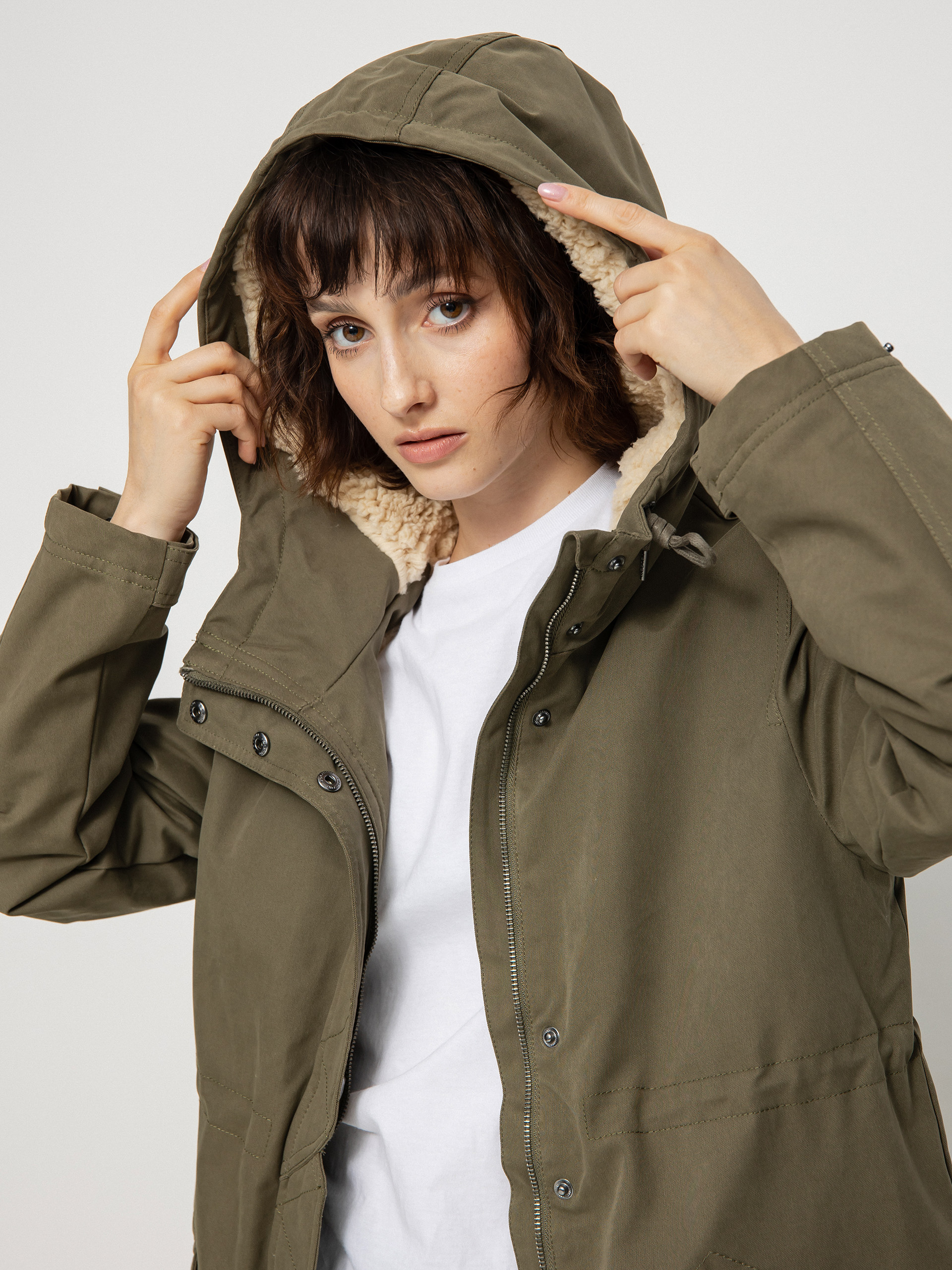 Volcom Less Is More 5K Parka Jacket Wmn (wintermoss)