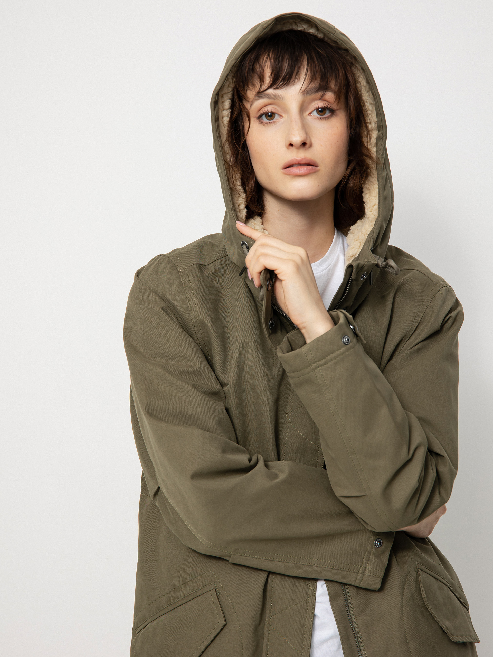 Volcom Less Is More 5K Parka Jacket Wmn (wintermoss)