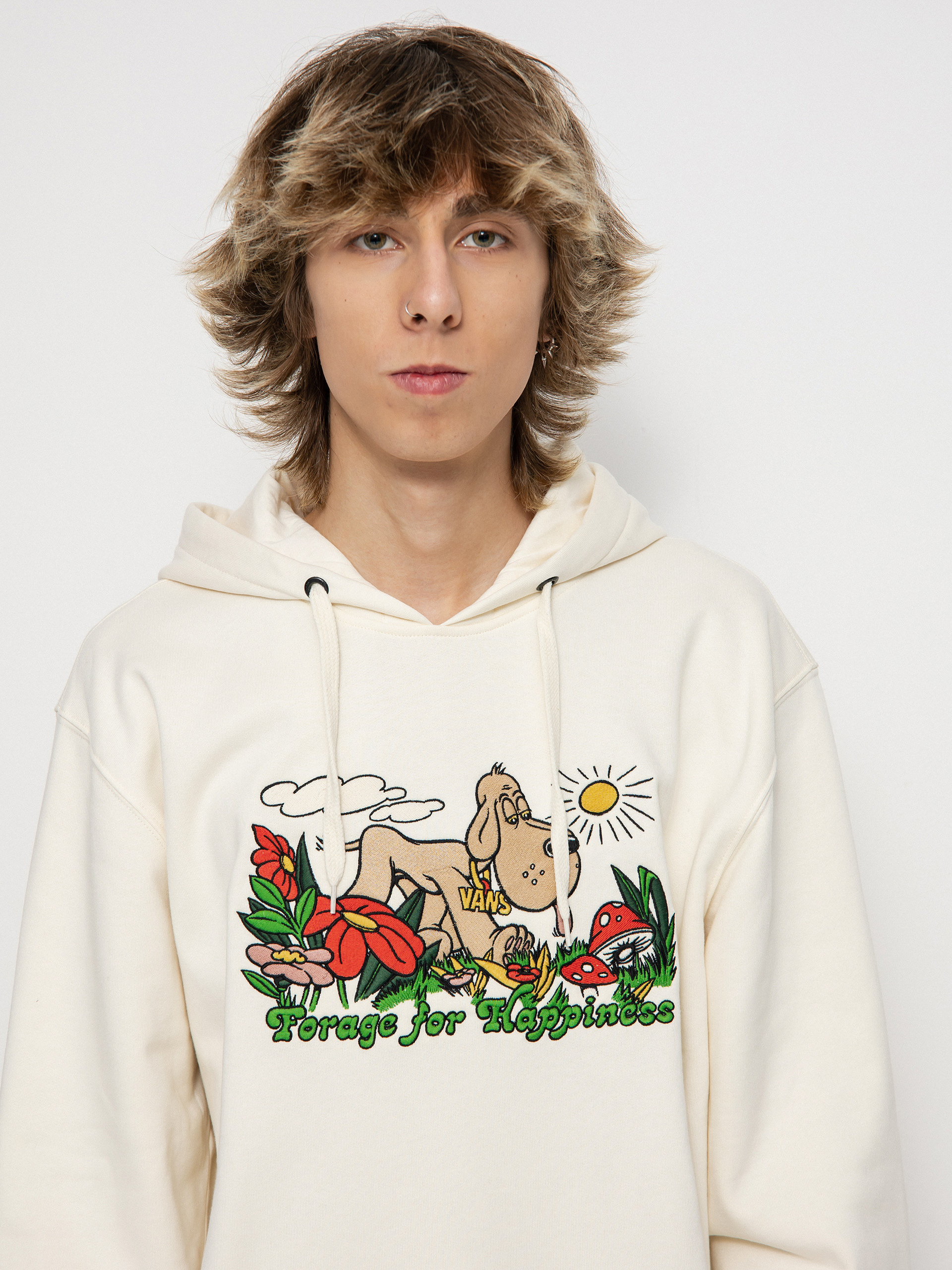 Vans Murshroom Hound HD Hoodie (antique white)