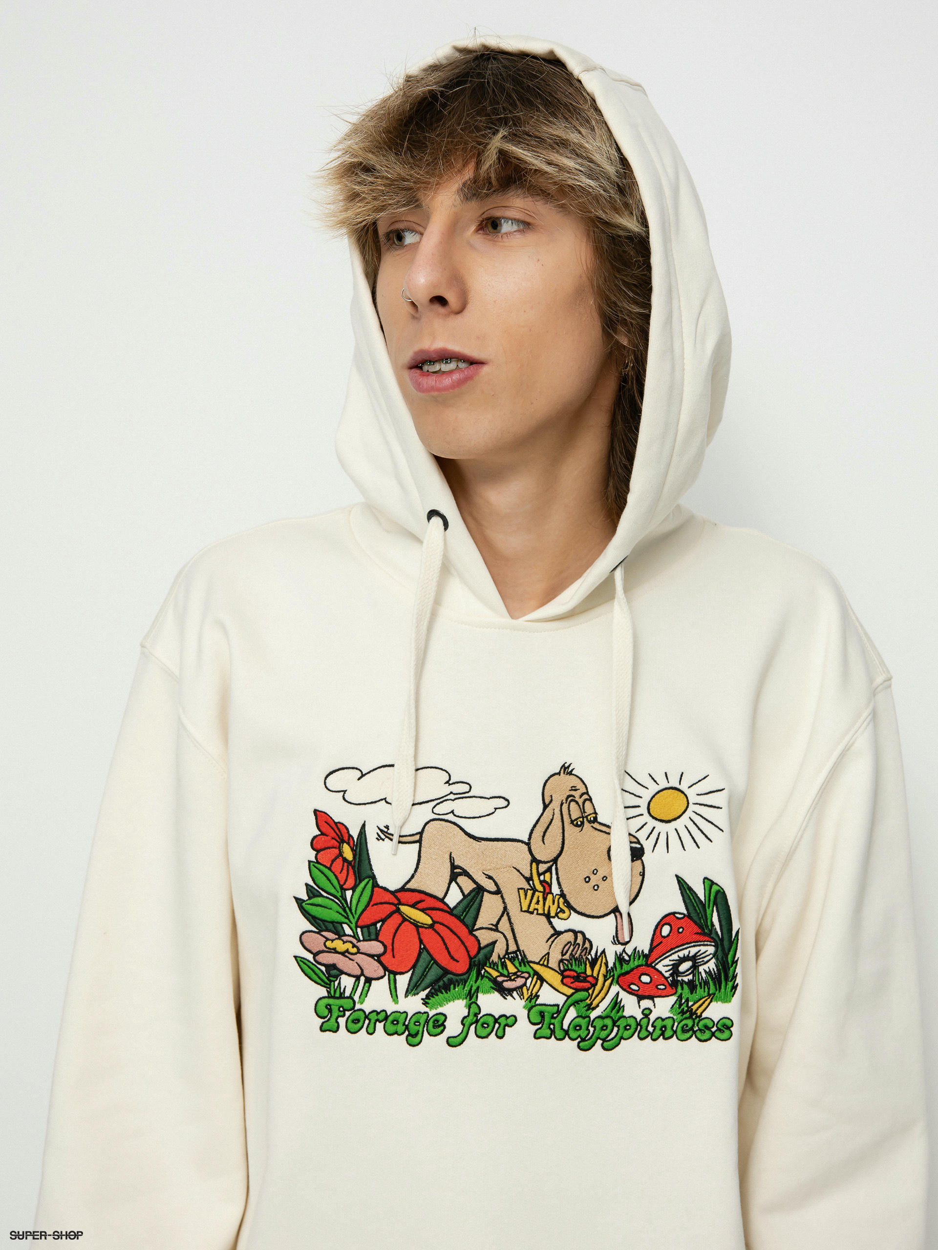 Vans Murshroom Hound HD Hoodie (antique white)