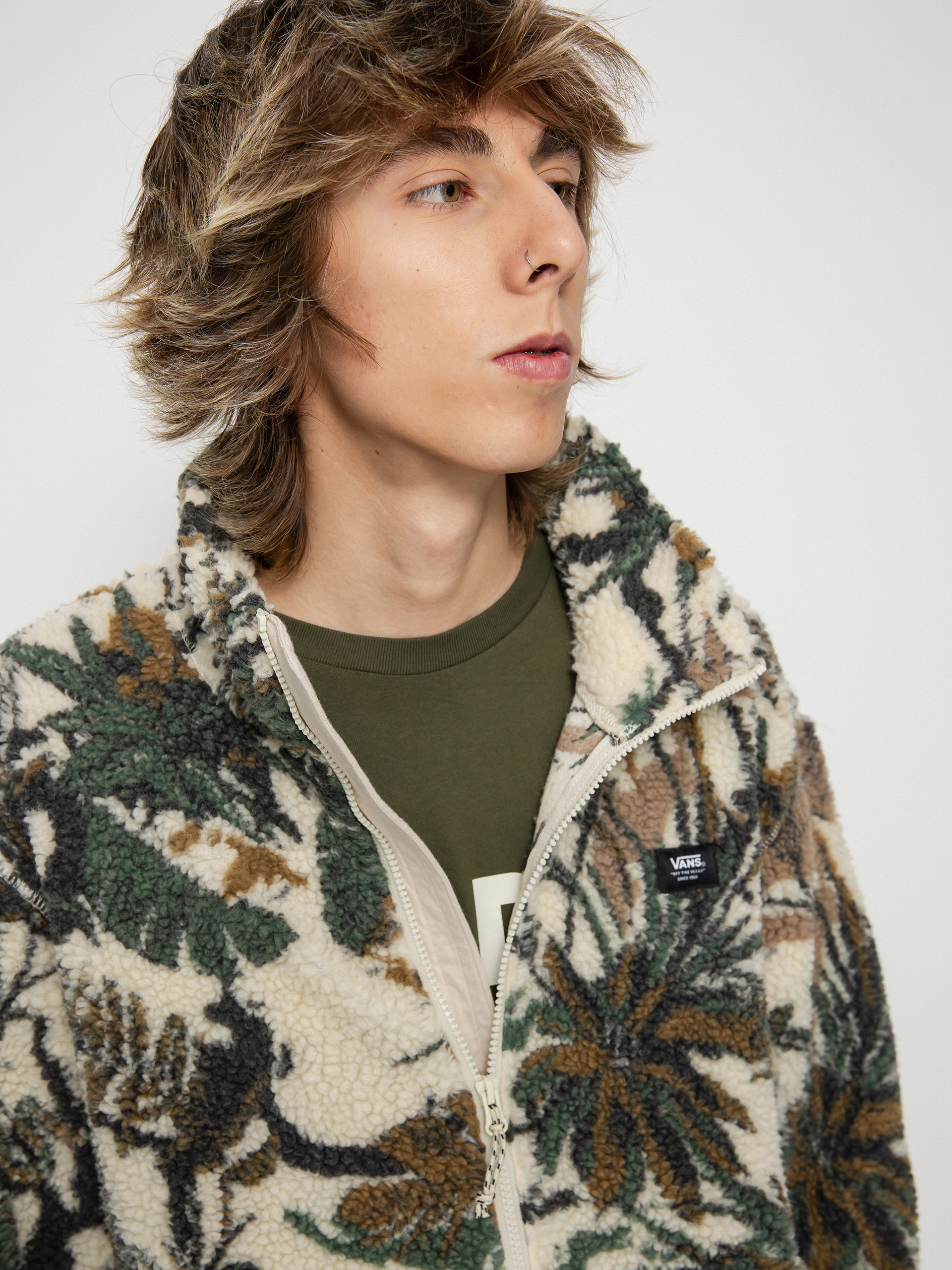 Vans Back Bay Camo Full Zip Fleece - multicolor (back bay camo