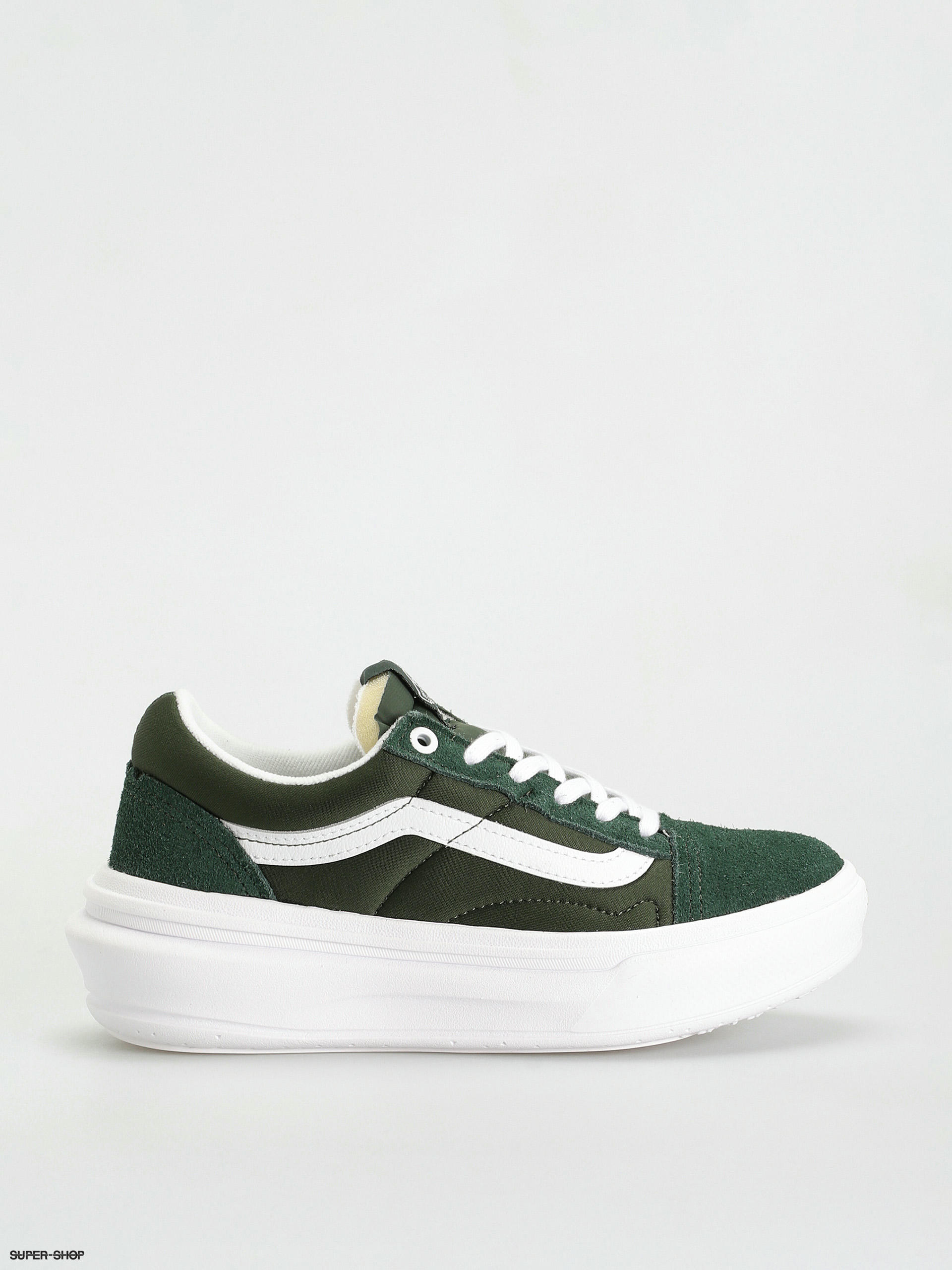 Dark green vans shoes on sale