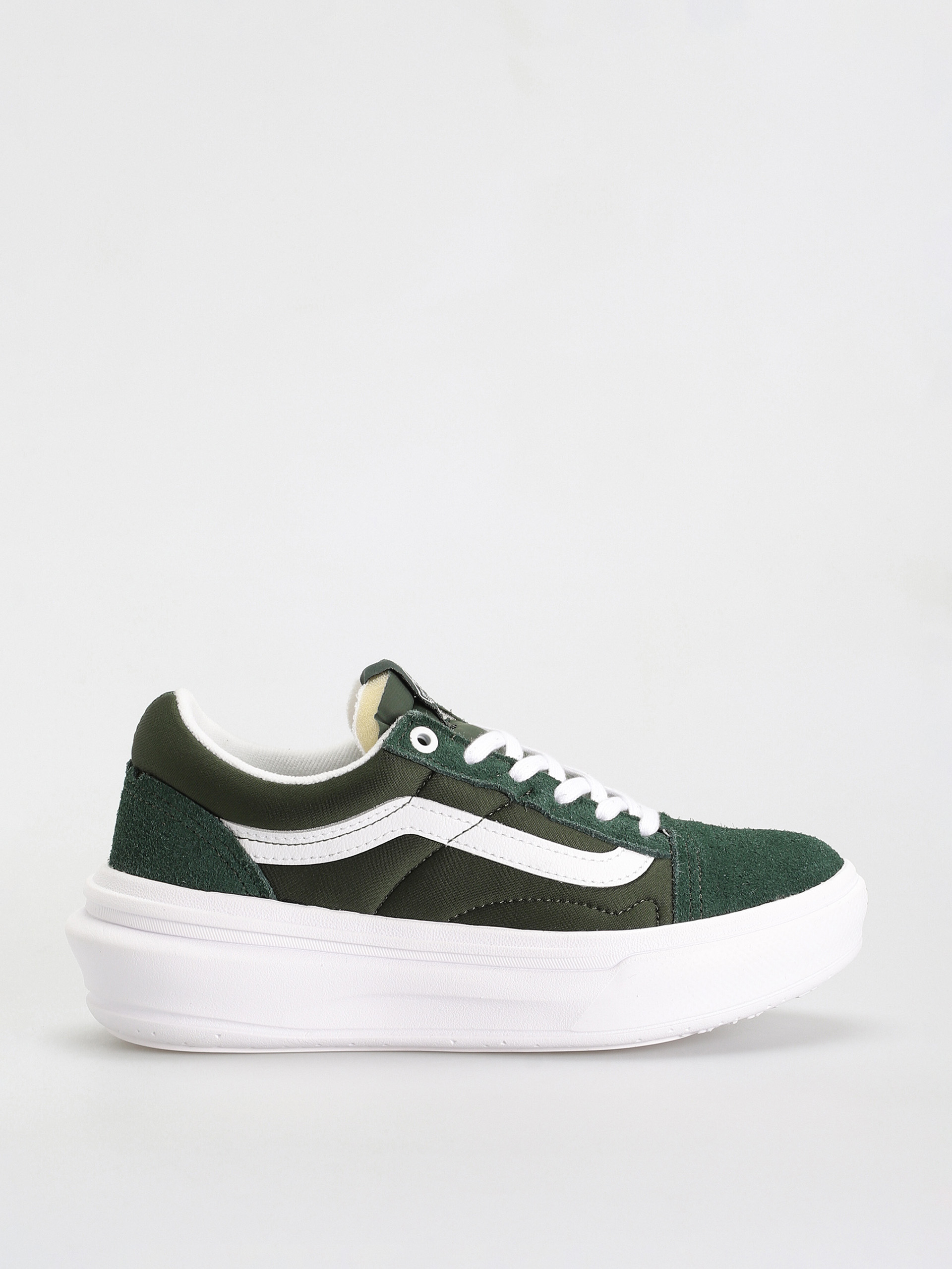 Vans Old Skool Overt CC Shoes (dark green/white)