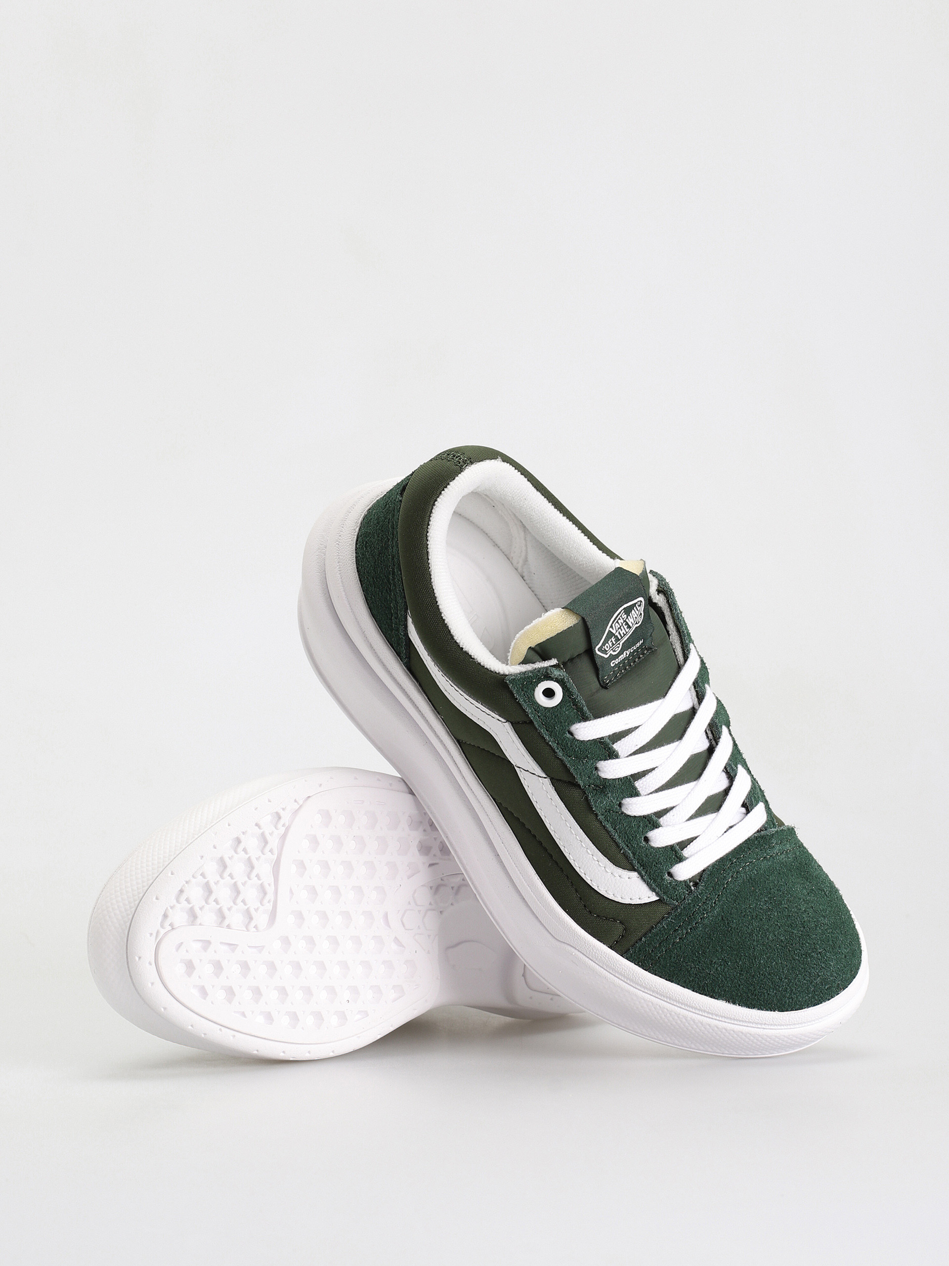 Vans Old Skool Overt CC Schuhe (dark green/white)