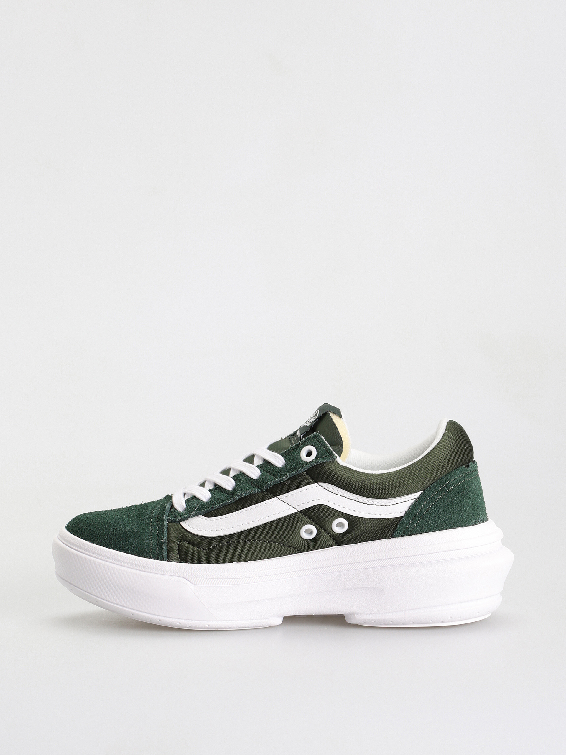 Vans Old Skool Overt CC Shoes (dark green/white)