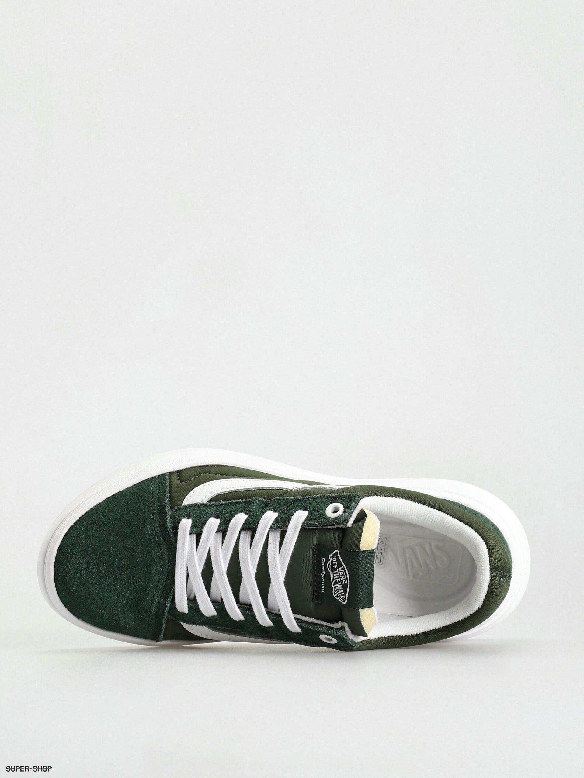 Vans old skool dark store spruce suede skate shoes