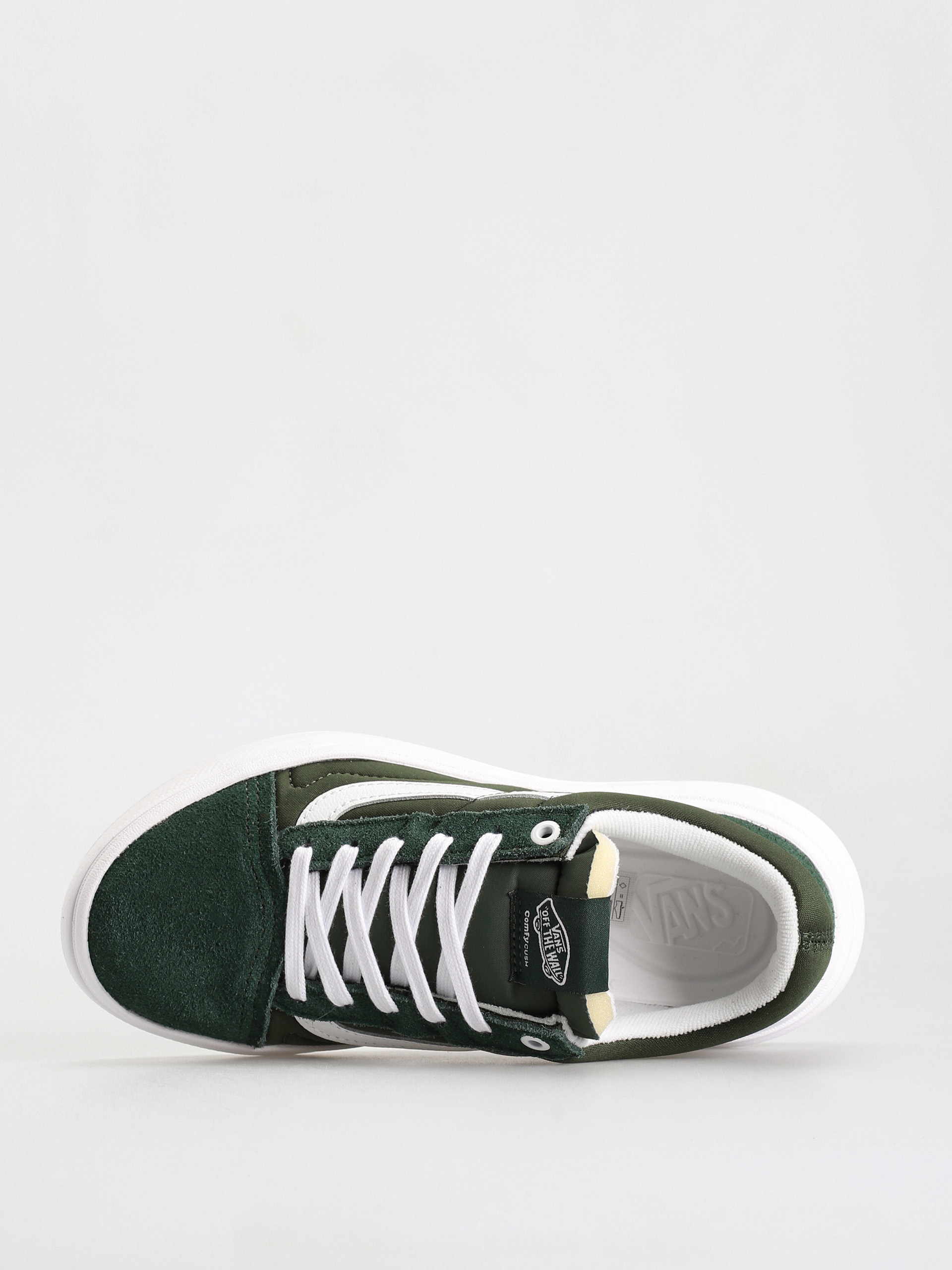 Vans Old Skool Overt CC Shoes (dark green/white)