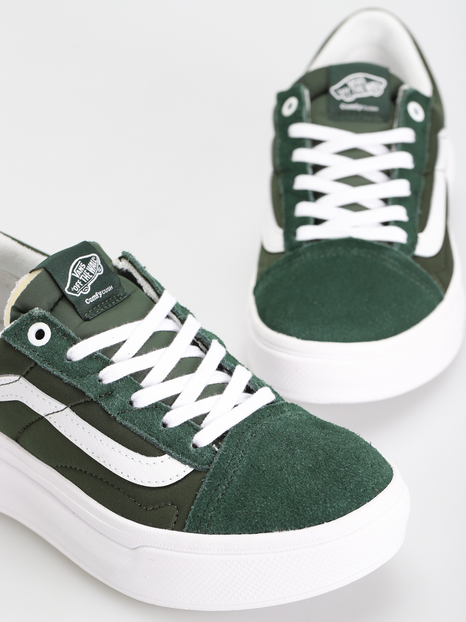Vans Old Skool Overt CC Schuhe (dark green/white)