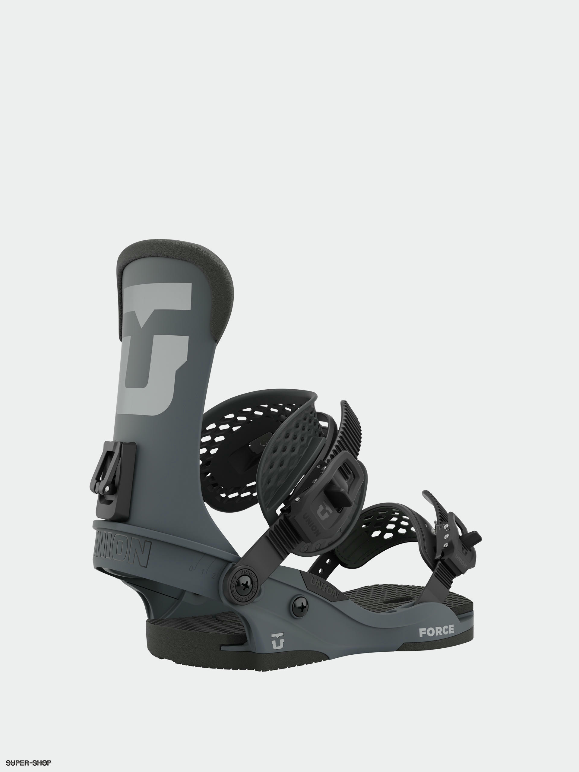 Mens Union Force Team Hb Snowboard bindings (charcoal grey)