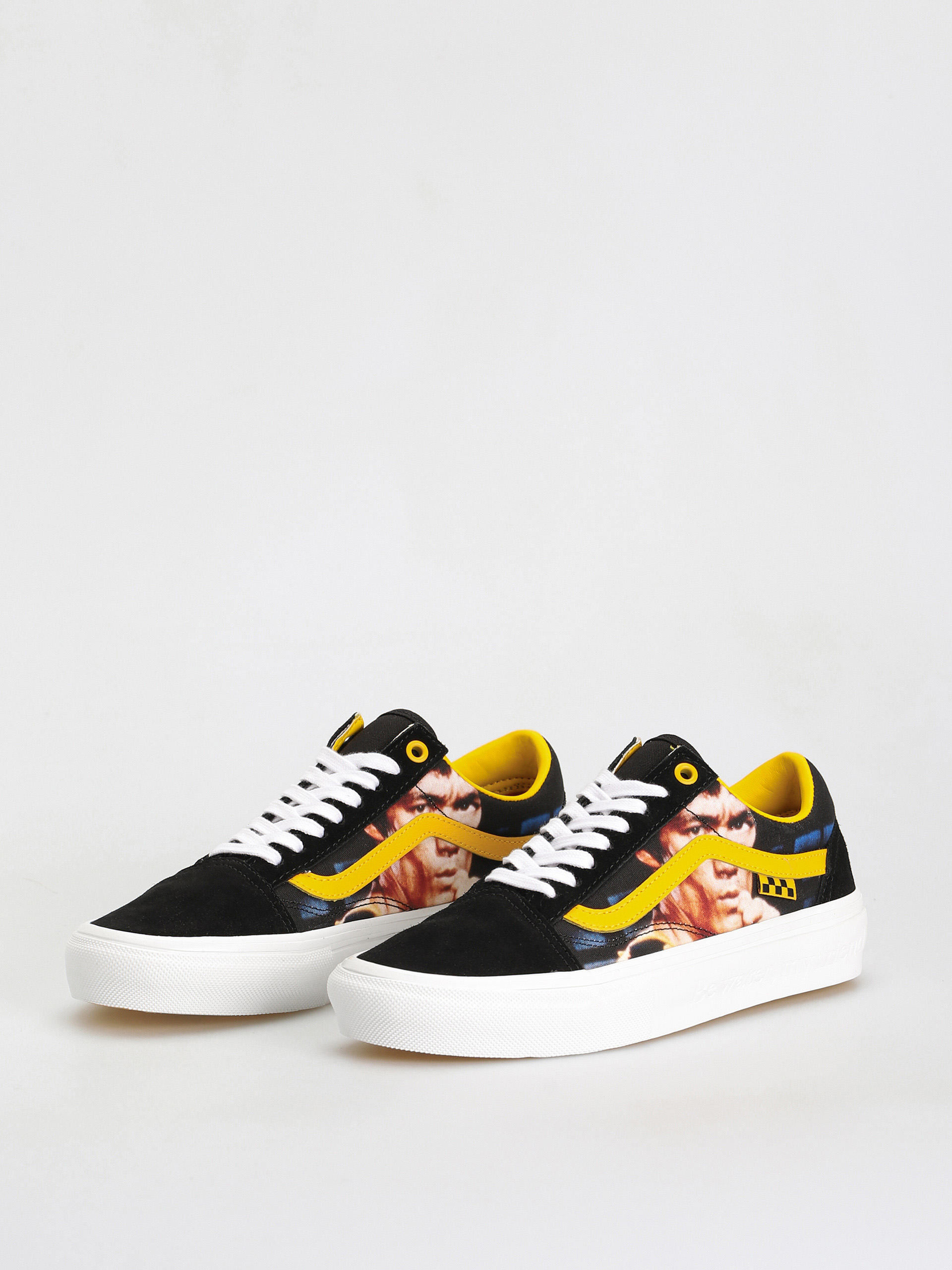 Vans Skate Old Skool Shoes (bruce lee black/yellow)