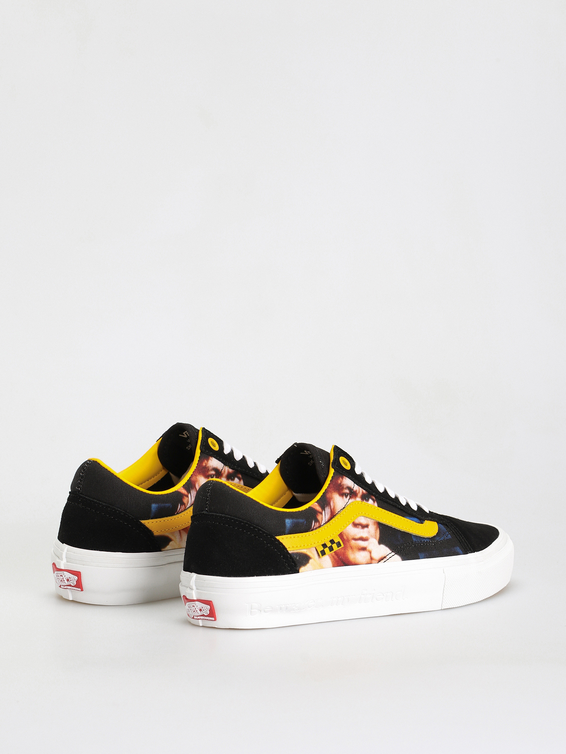 Vans Skate Old Skool Shoes (bruce lee black/yellow)