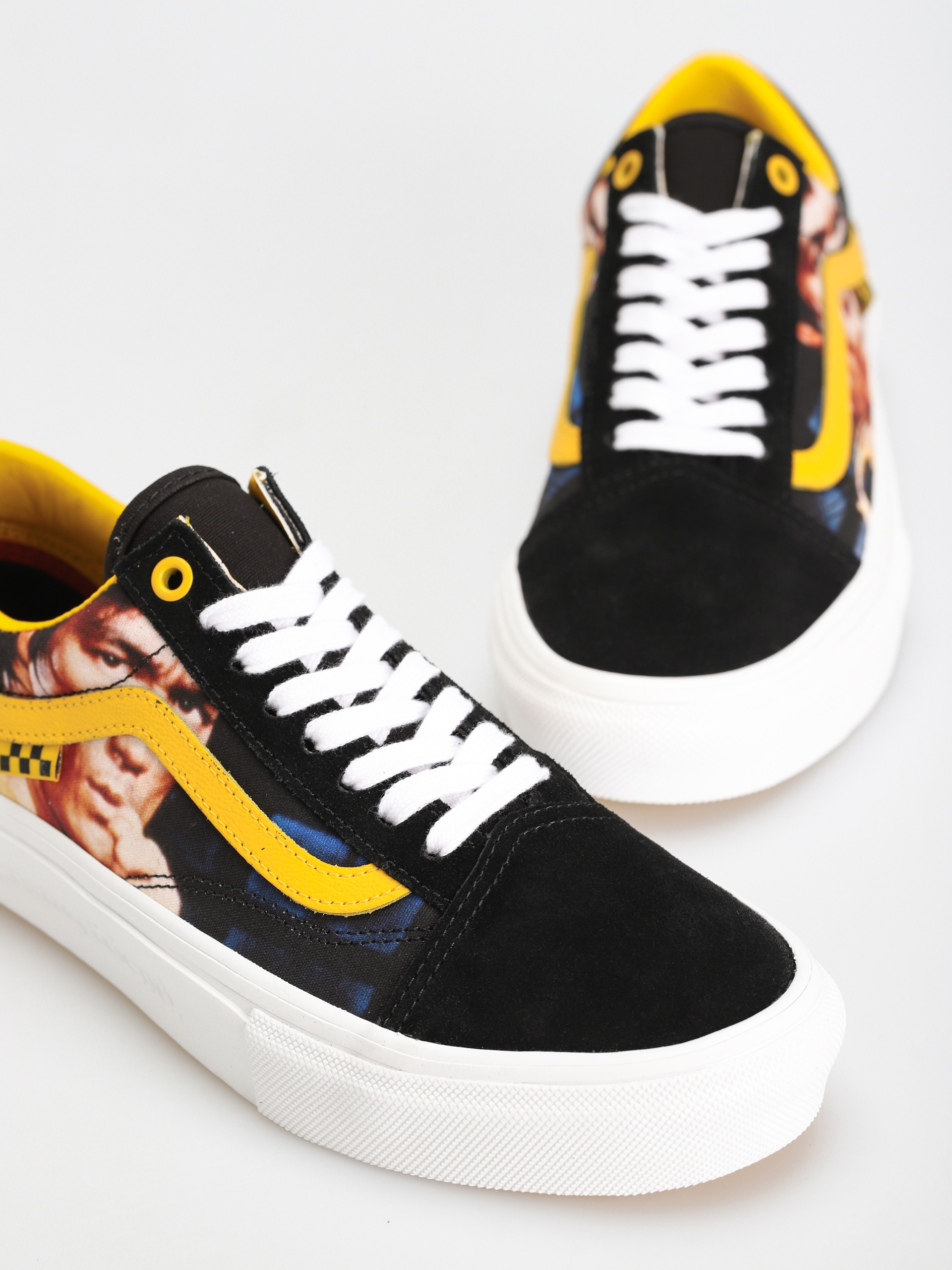 Vans Skate Old Skool Shoes (bruce lee black/yellow)