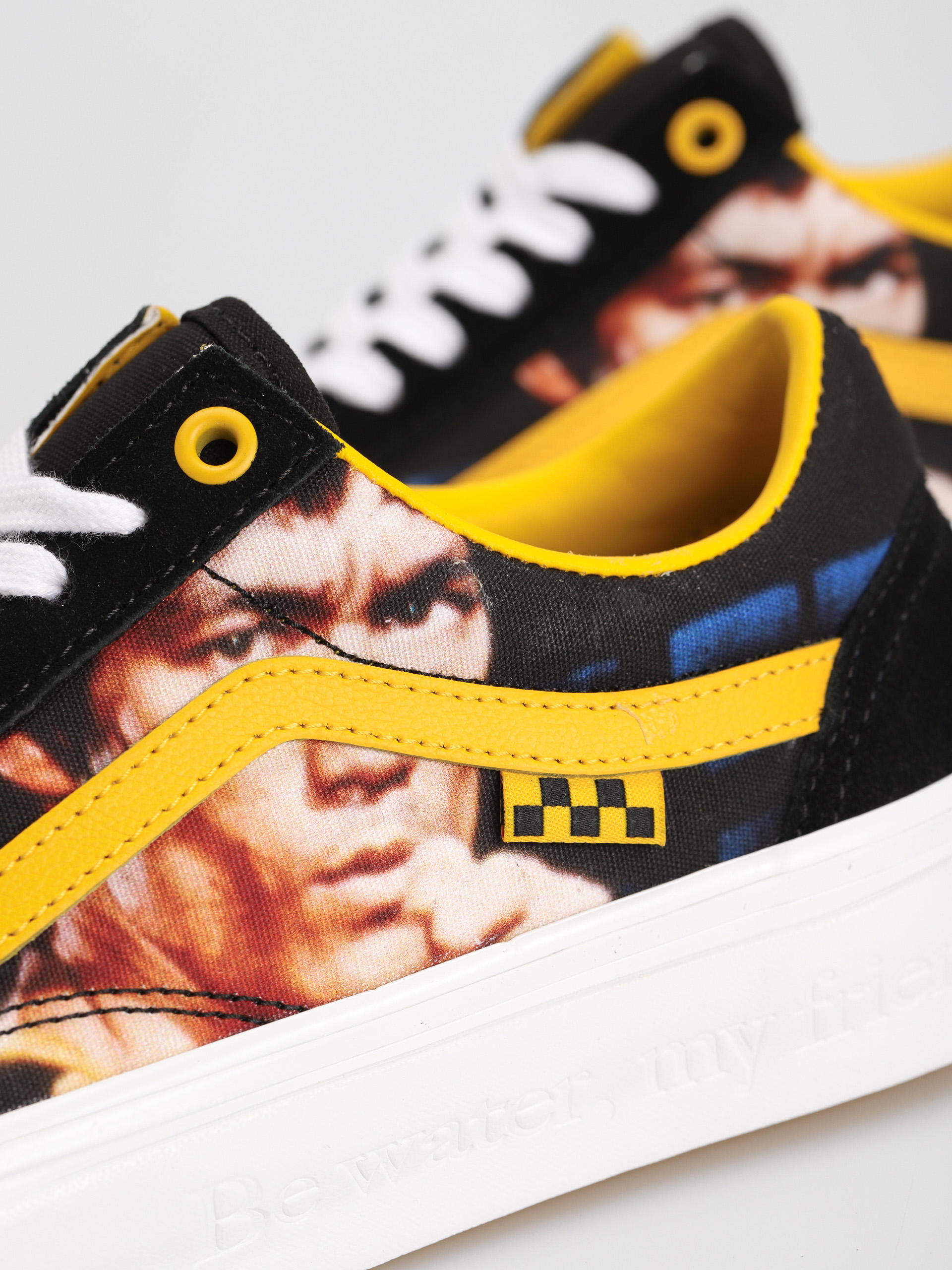 Vans Skate Old Skool Shoes (bruce lee black/yellow)