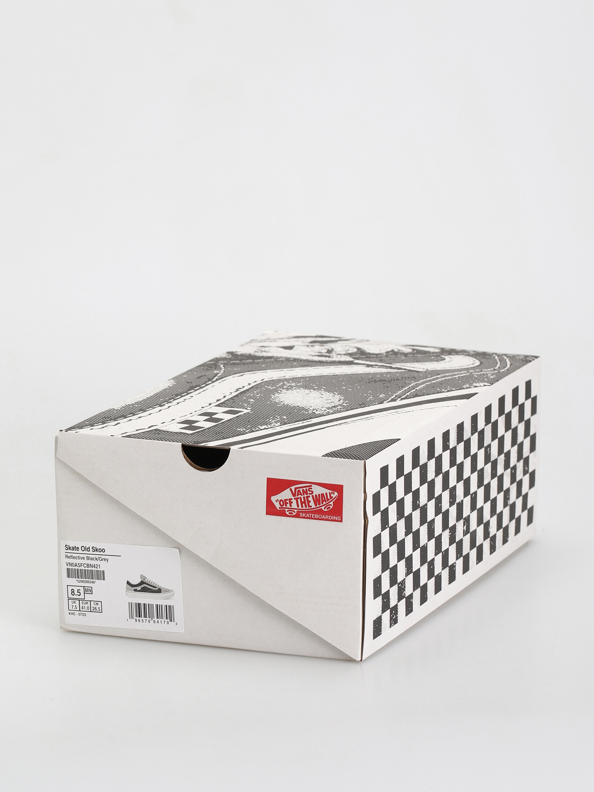 Vans Skate Old Skool Shoes (reflective black/grey)