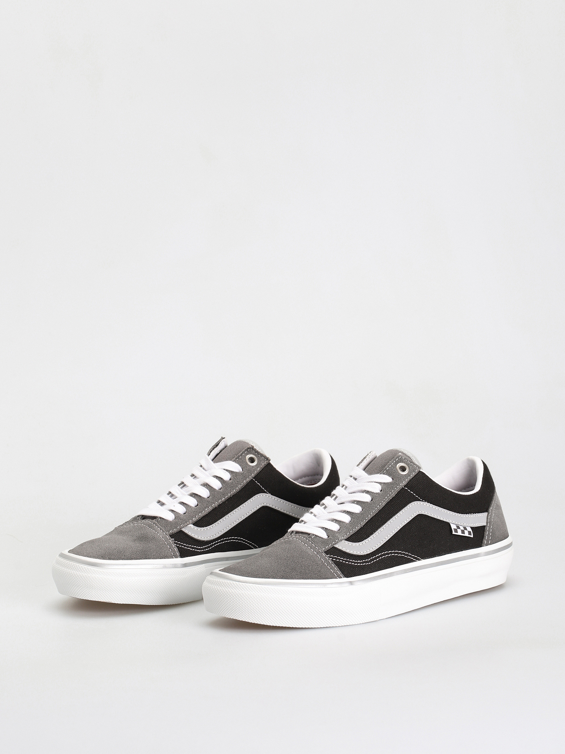 Vans Skate Old Skool Shoes (reflective black/grey)
