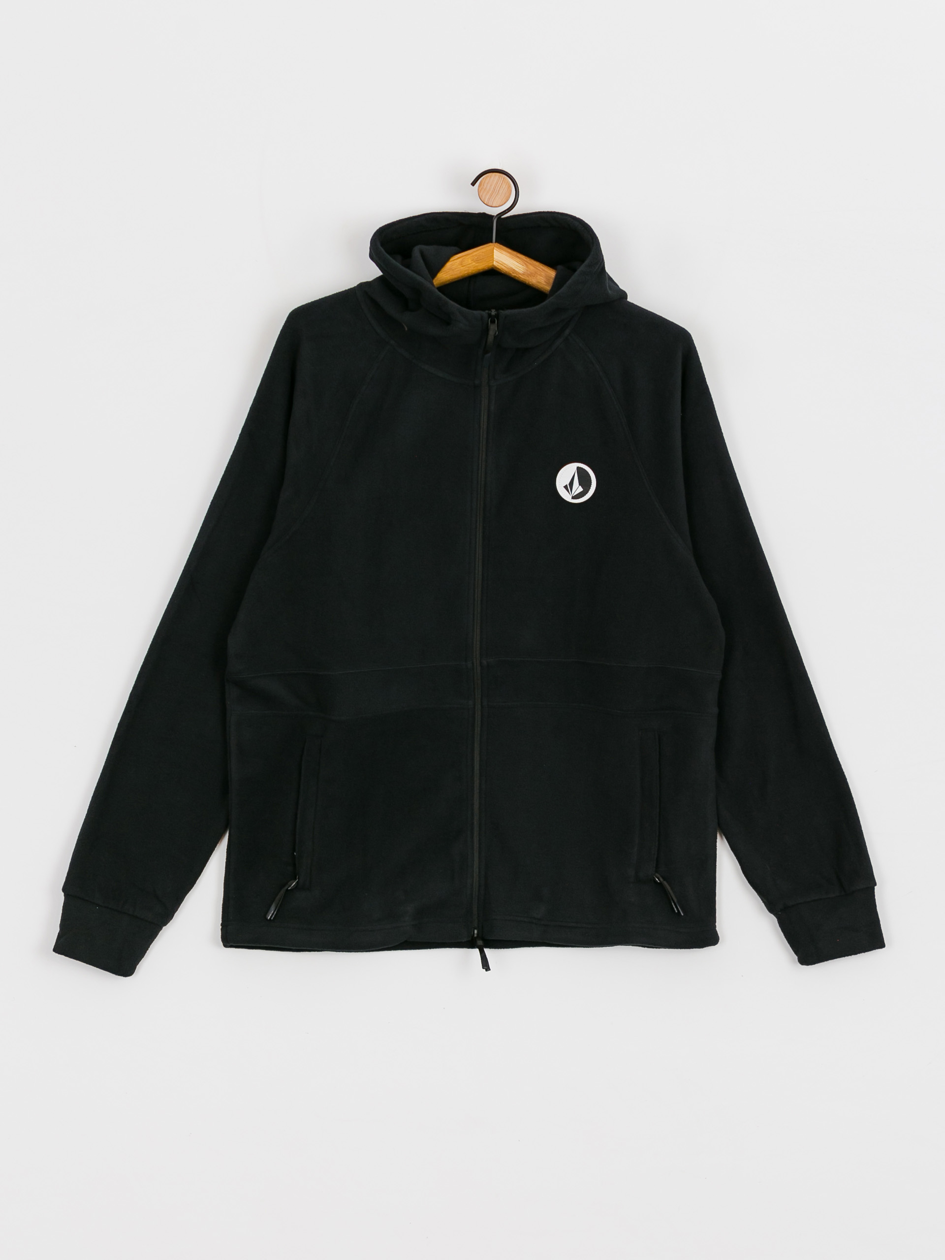 Mens Volcom V Science Full Zip HD Active sweatshirt (black)
