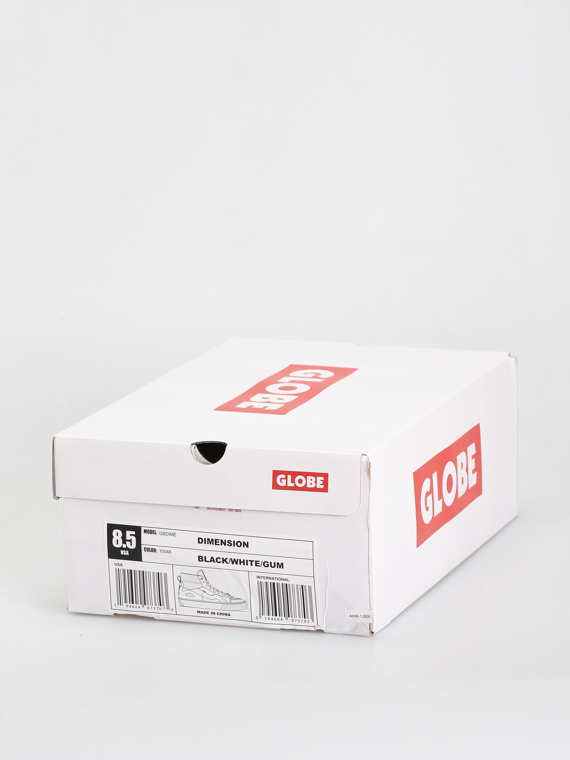 Globe Dimension Shoes (black/white/gum)