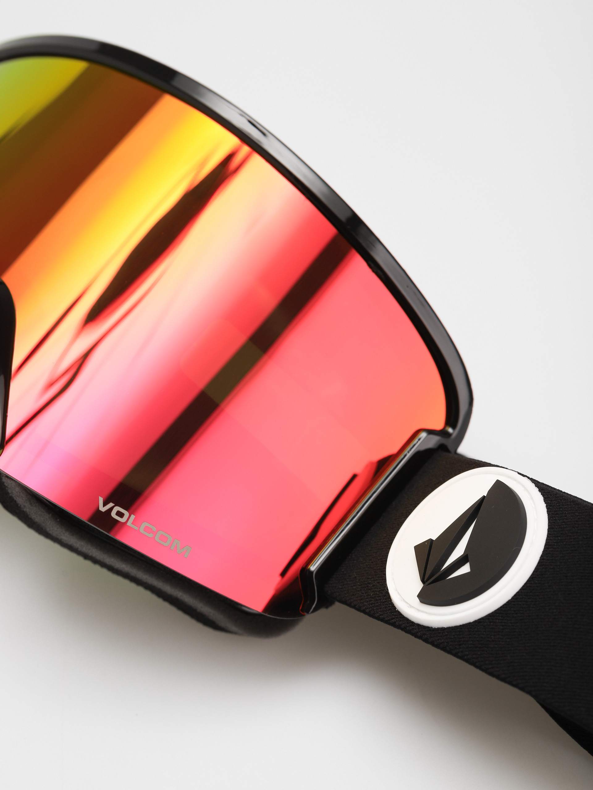 Volcom Garden Goggles - black (gloss black red chrome)