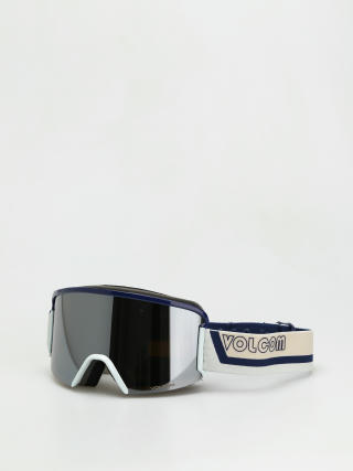 Volcom Garden Goggles (dark blue/off white/sky silver chrome)