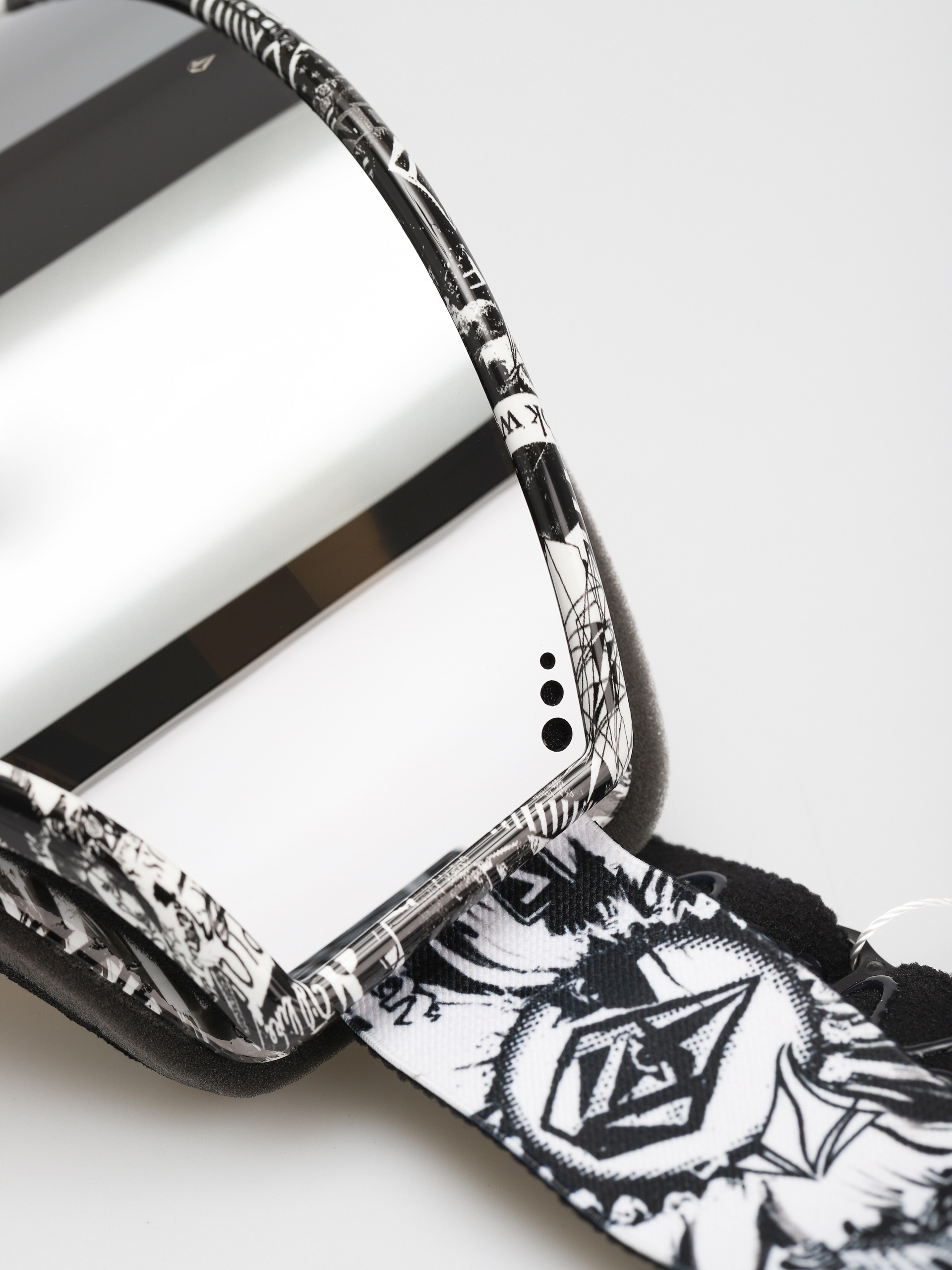 Volcom Yae Goggles - silver (op art silver chrome)