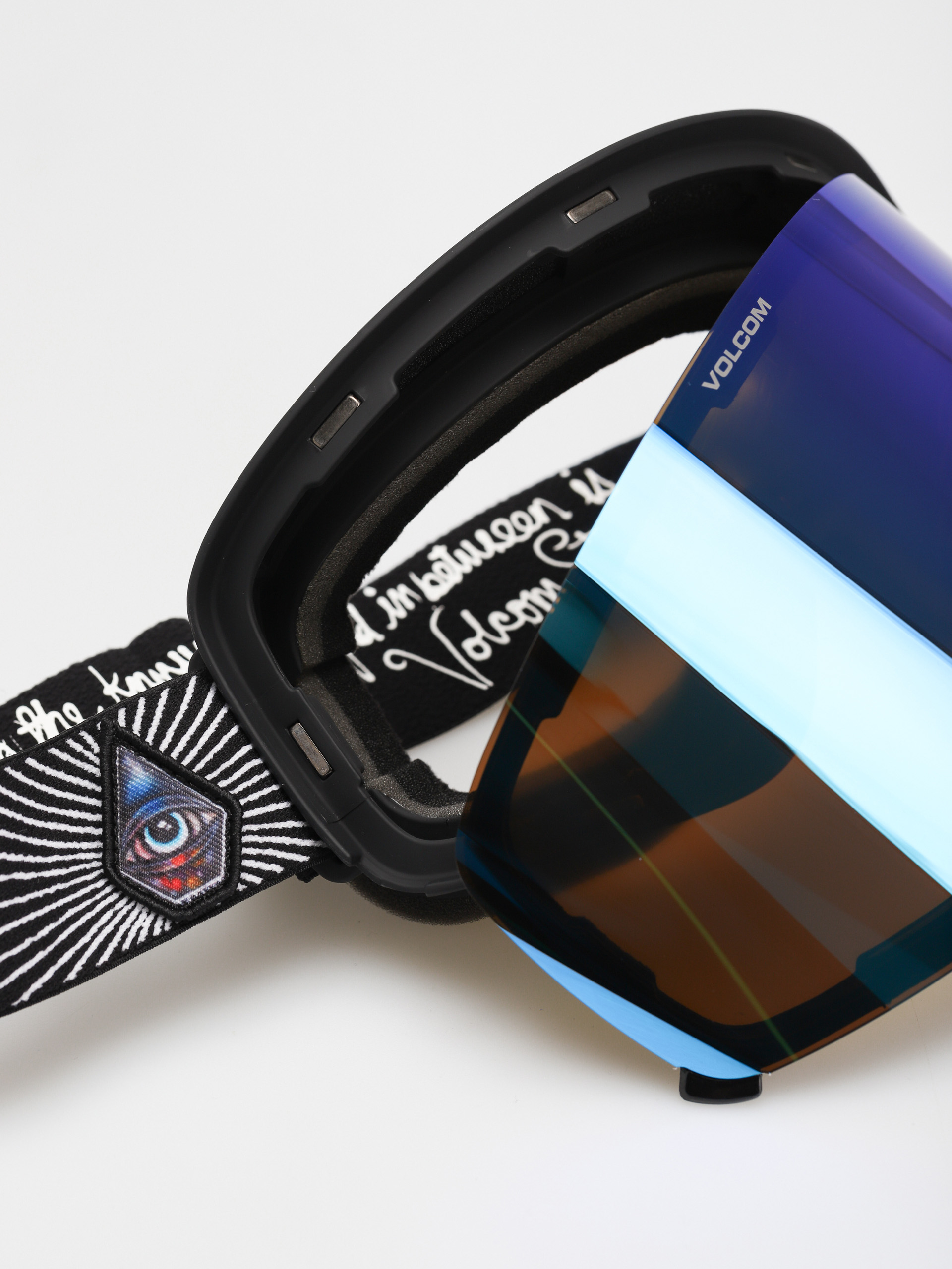 スキー・スノーボードアクセサリー Volcom odyssey jamie lynn blue chrome Volcom Odyssey Goggles - blue (jamie lynn blue chrome)