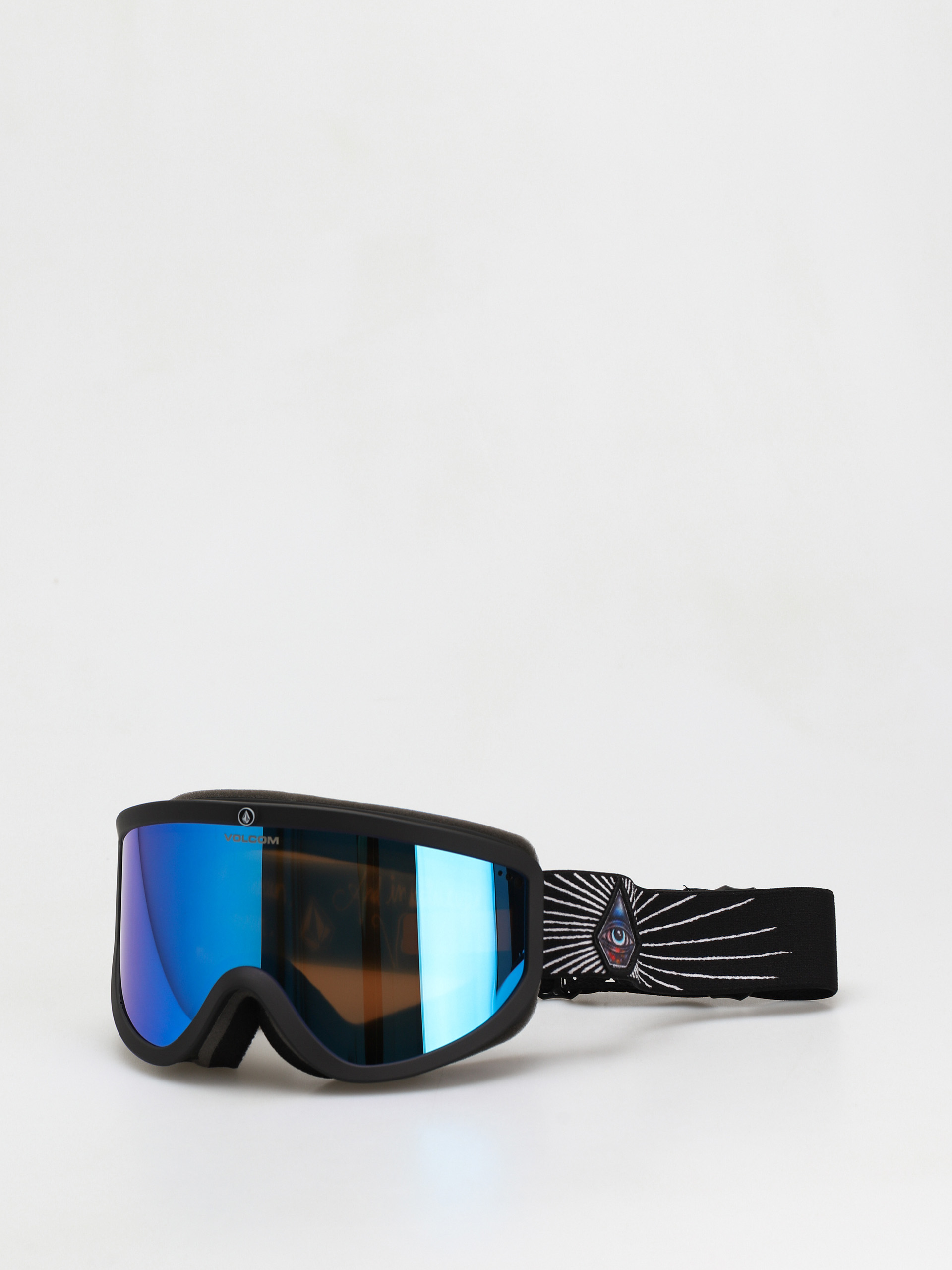 Volcom Footprints Snowboardbrille (jamie lynn blue chrome)