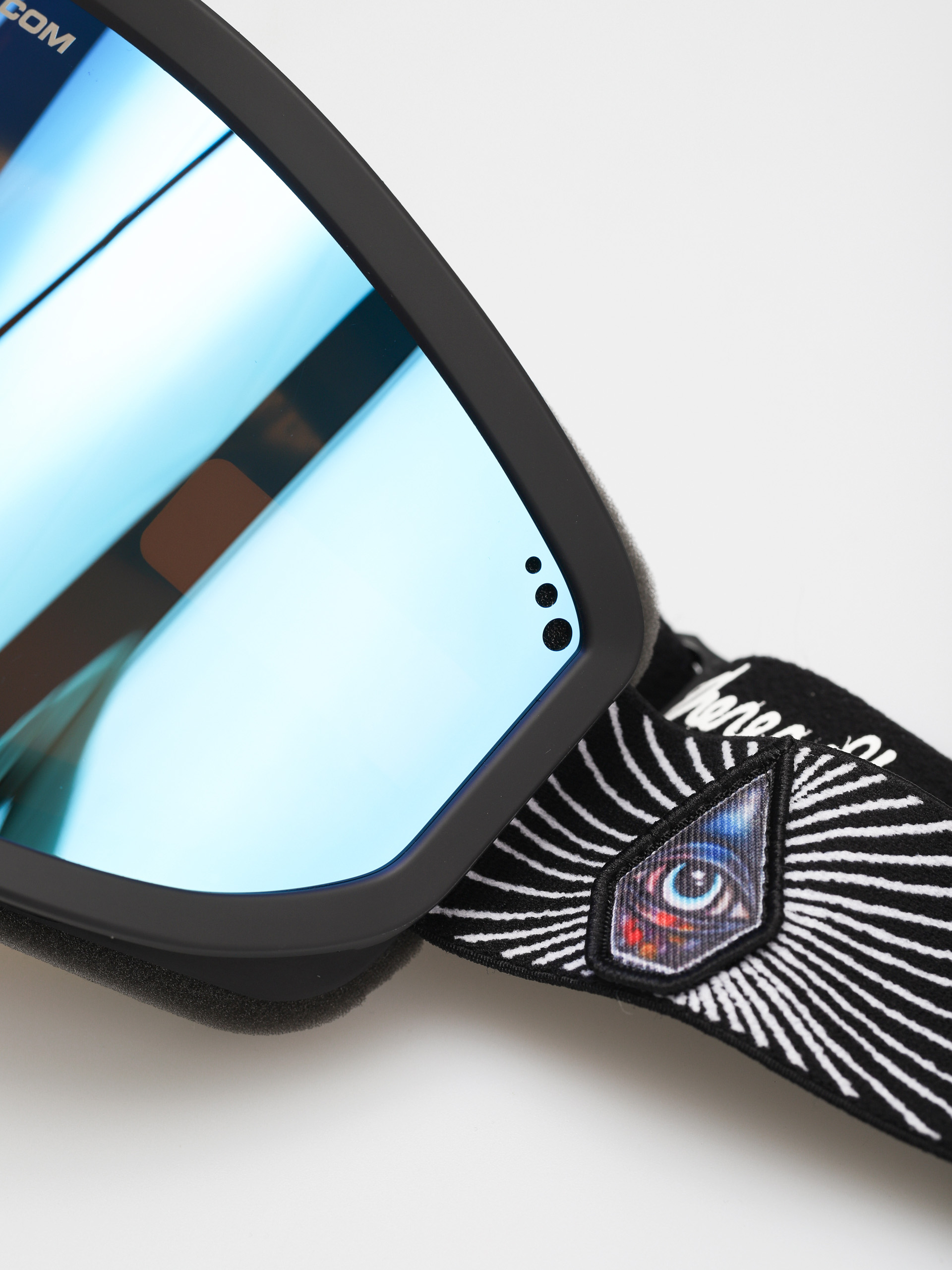 Volcom Footprints Snowboardbrille (jamie lynn blue chrome)