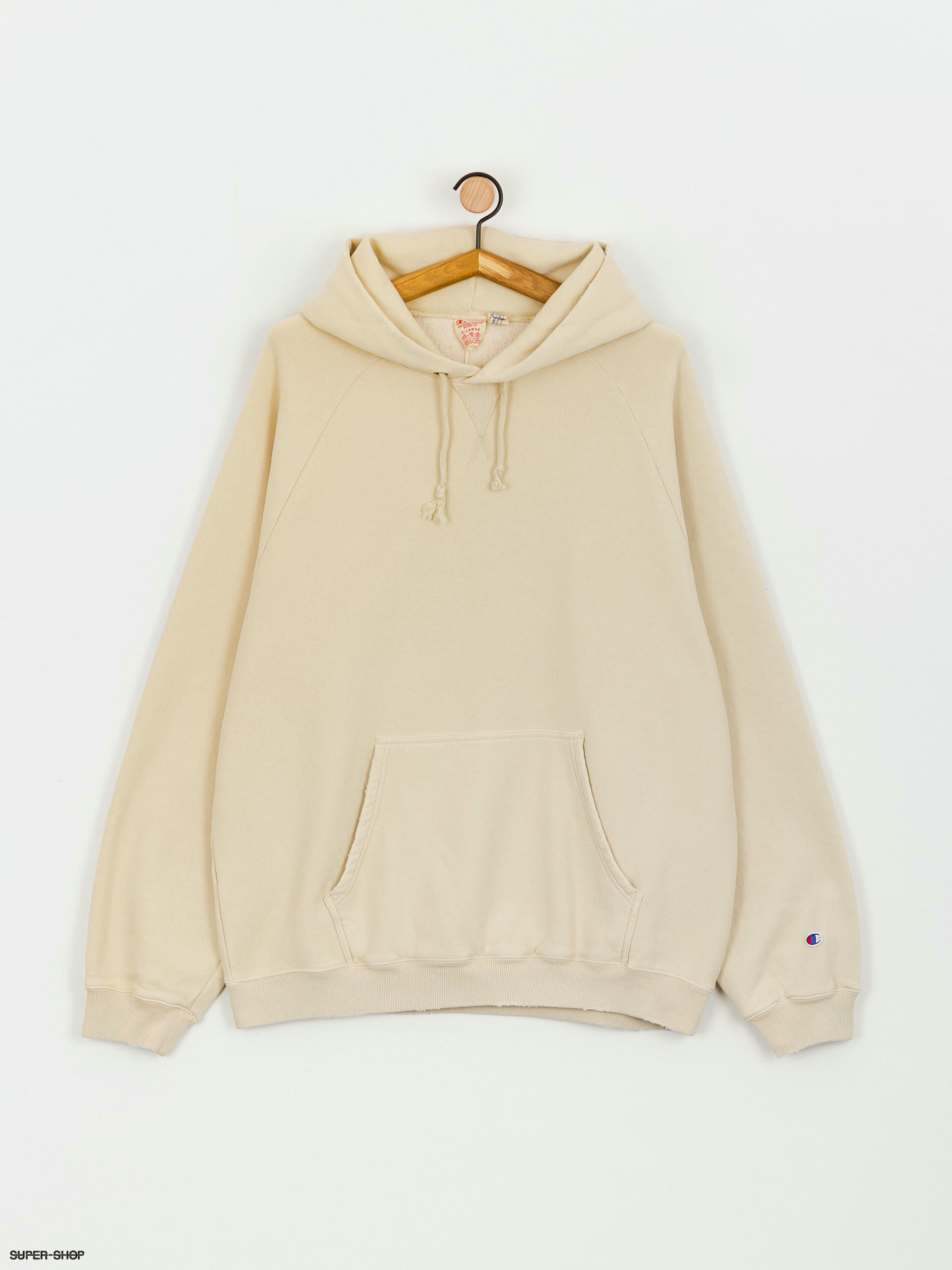 Cream champion store hoodie