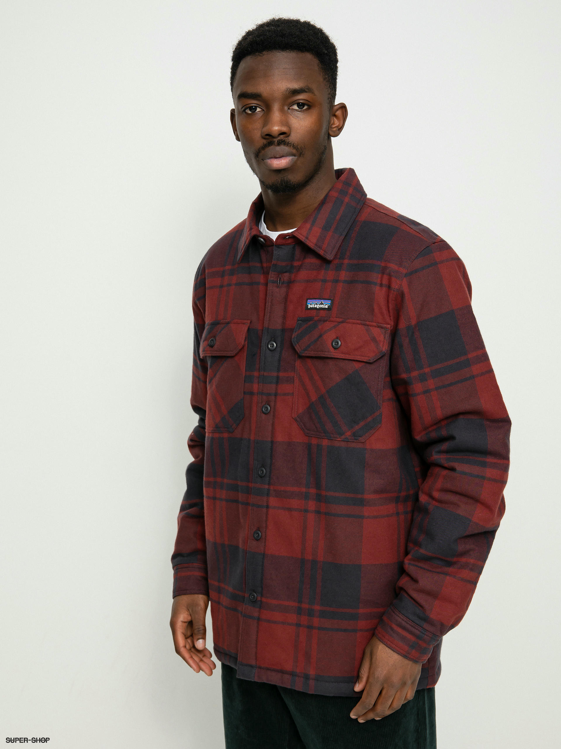 Patagonia fjord cheap insulated flannel jacket