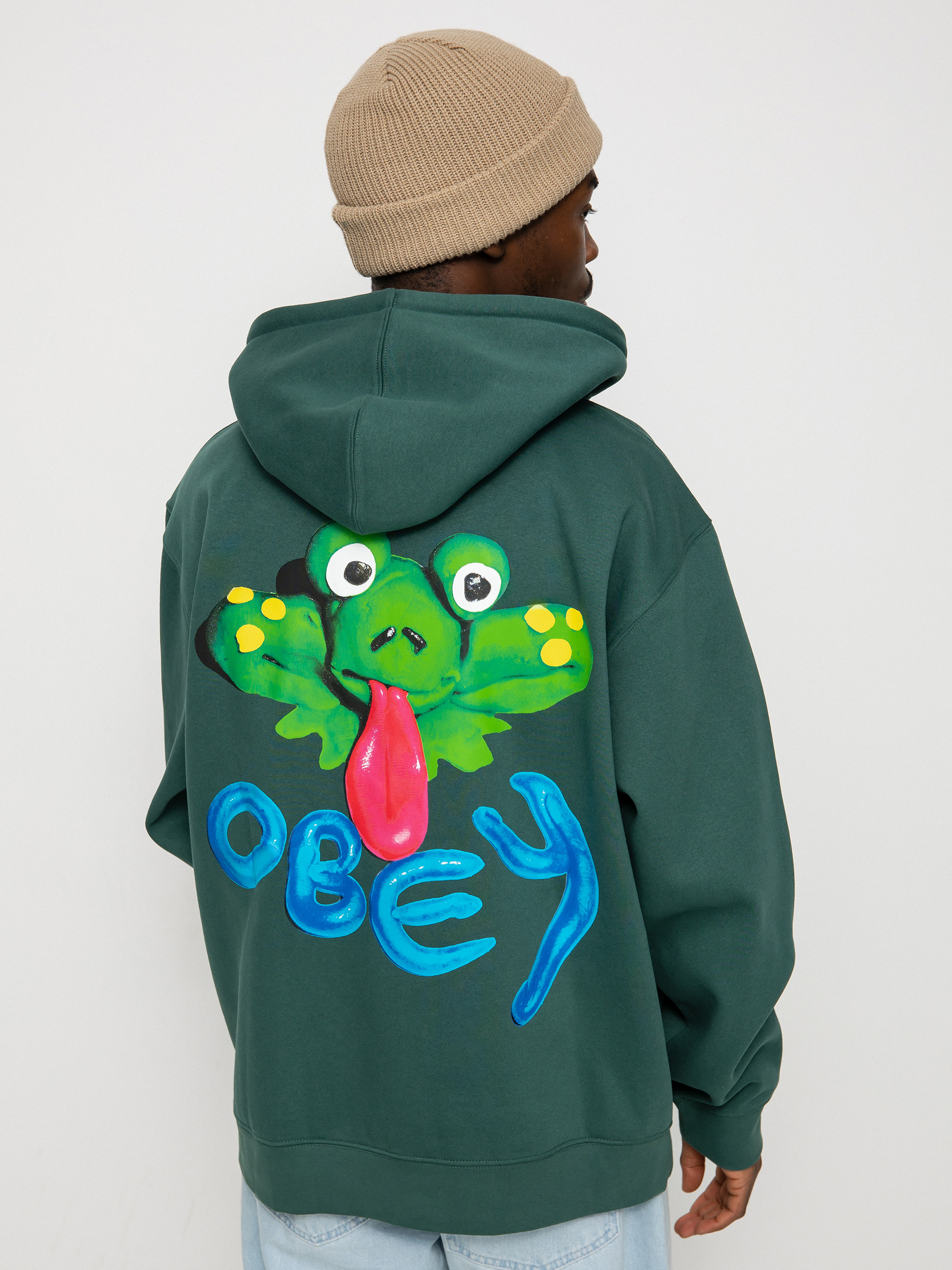 OBEY Obey Clay Frog Sweatshirt (dark cedar)
