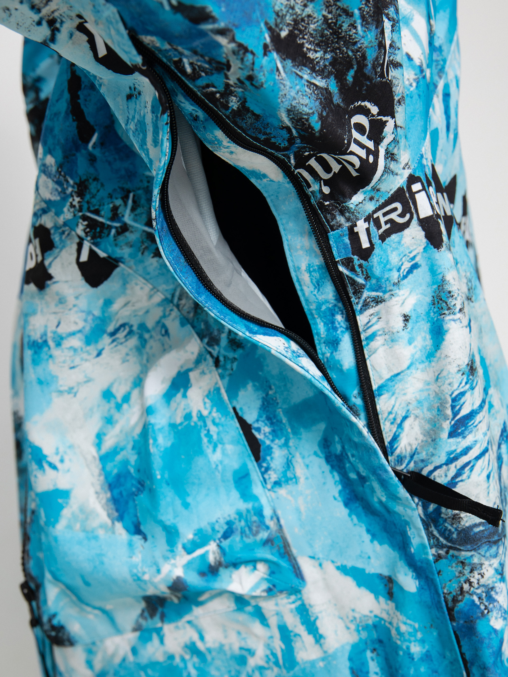 Mens The North Face Printed Dragline Snowboard jacket (norse blue/cole navin/never a face print)
