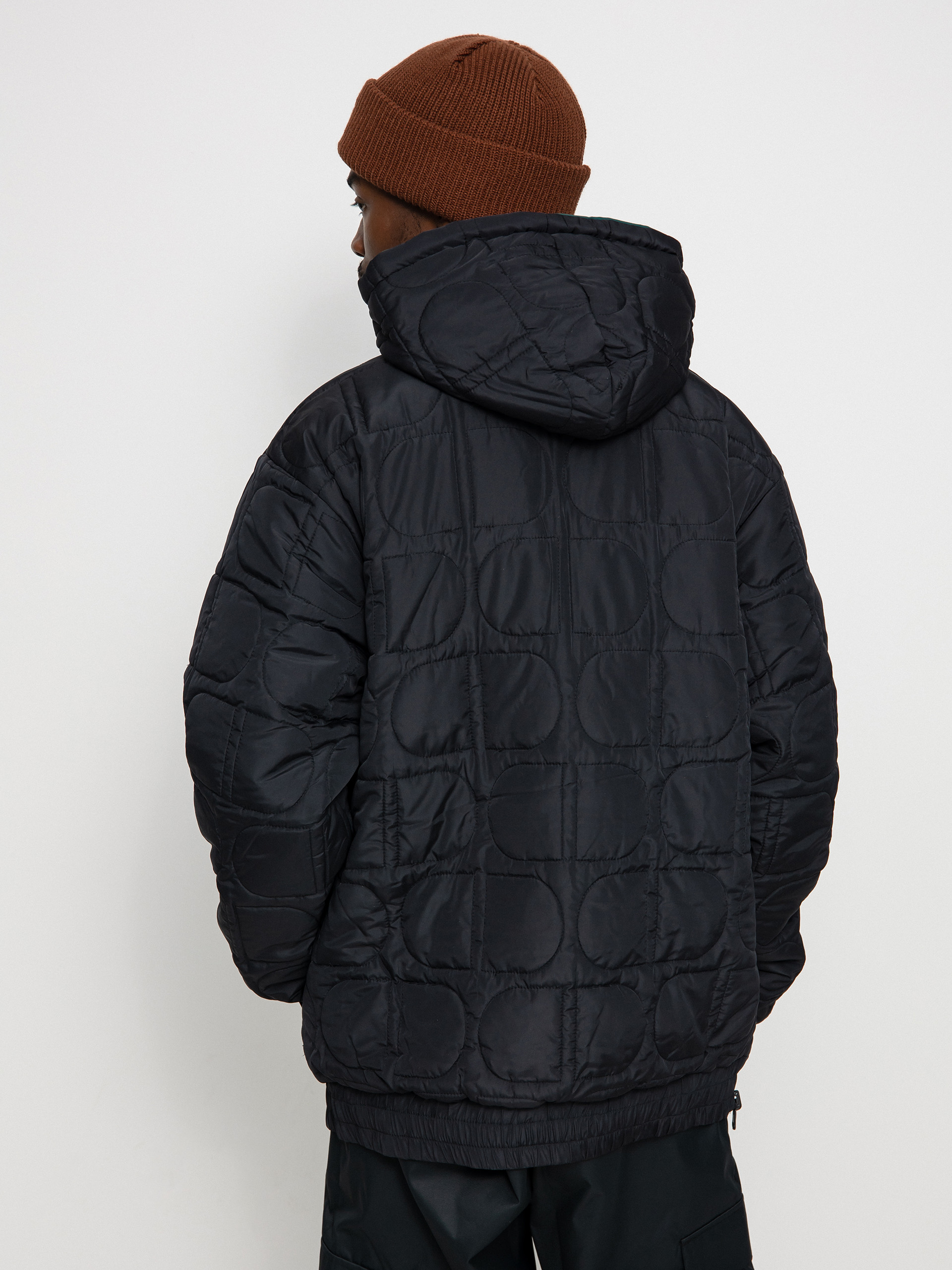 Mens DC Transition Reversible Anorak Snowboard jacket (botanical garden)