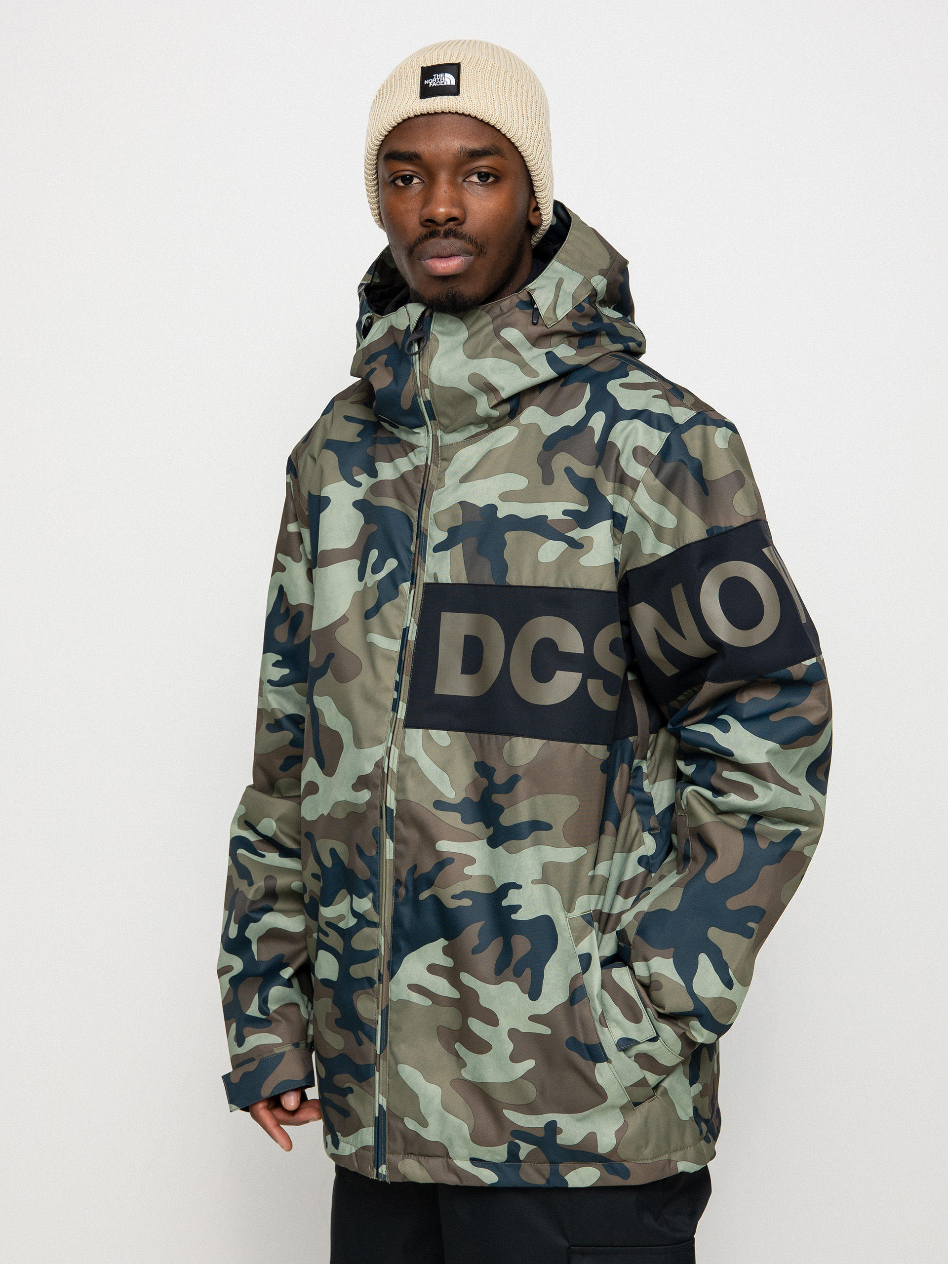 Herren DC Propaganda Snowboardjacke (woodland camo green)