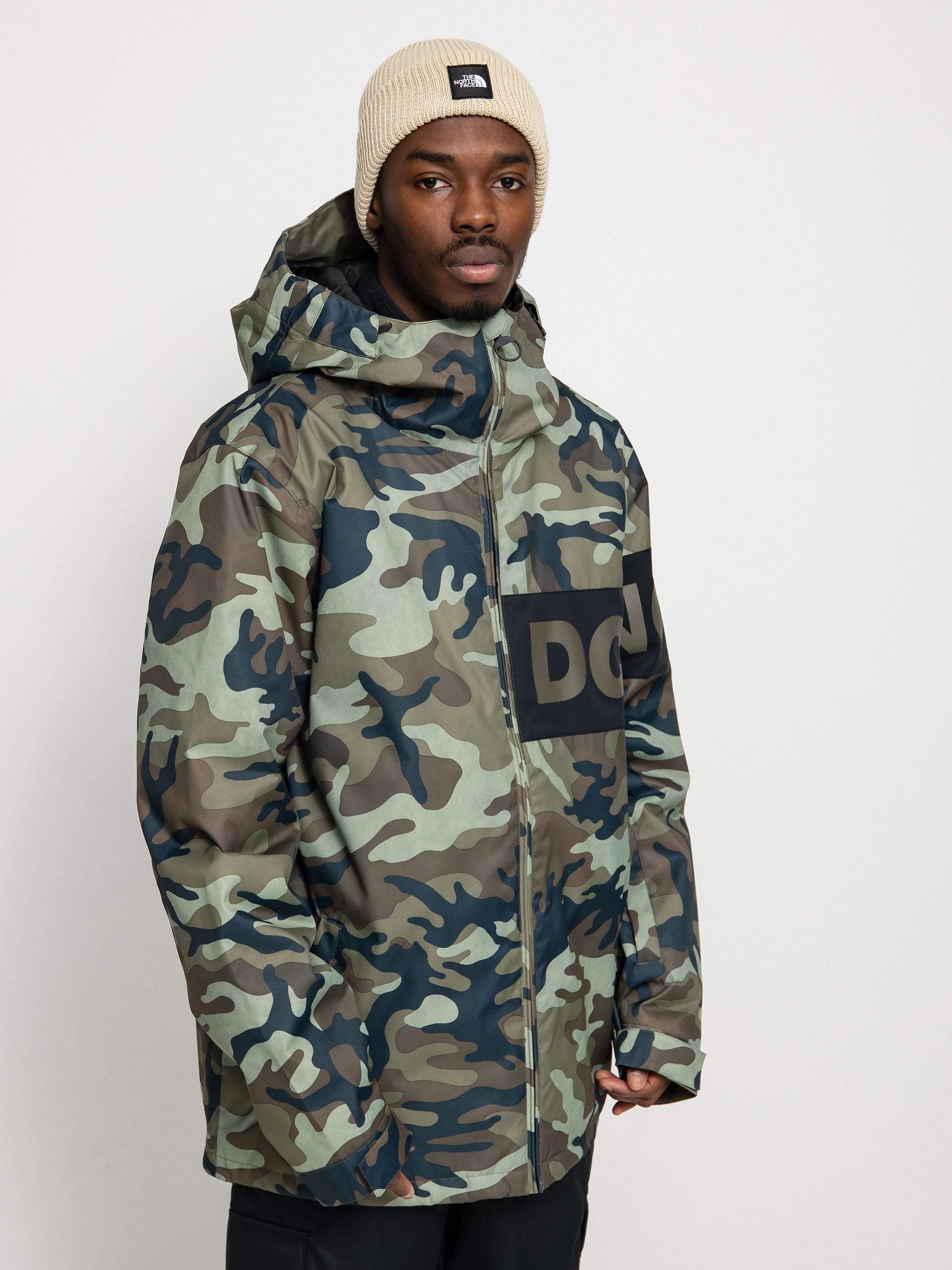 Mens DC Propaganda Snowboard jacket (woodland camo green)