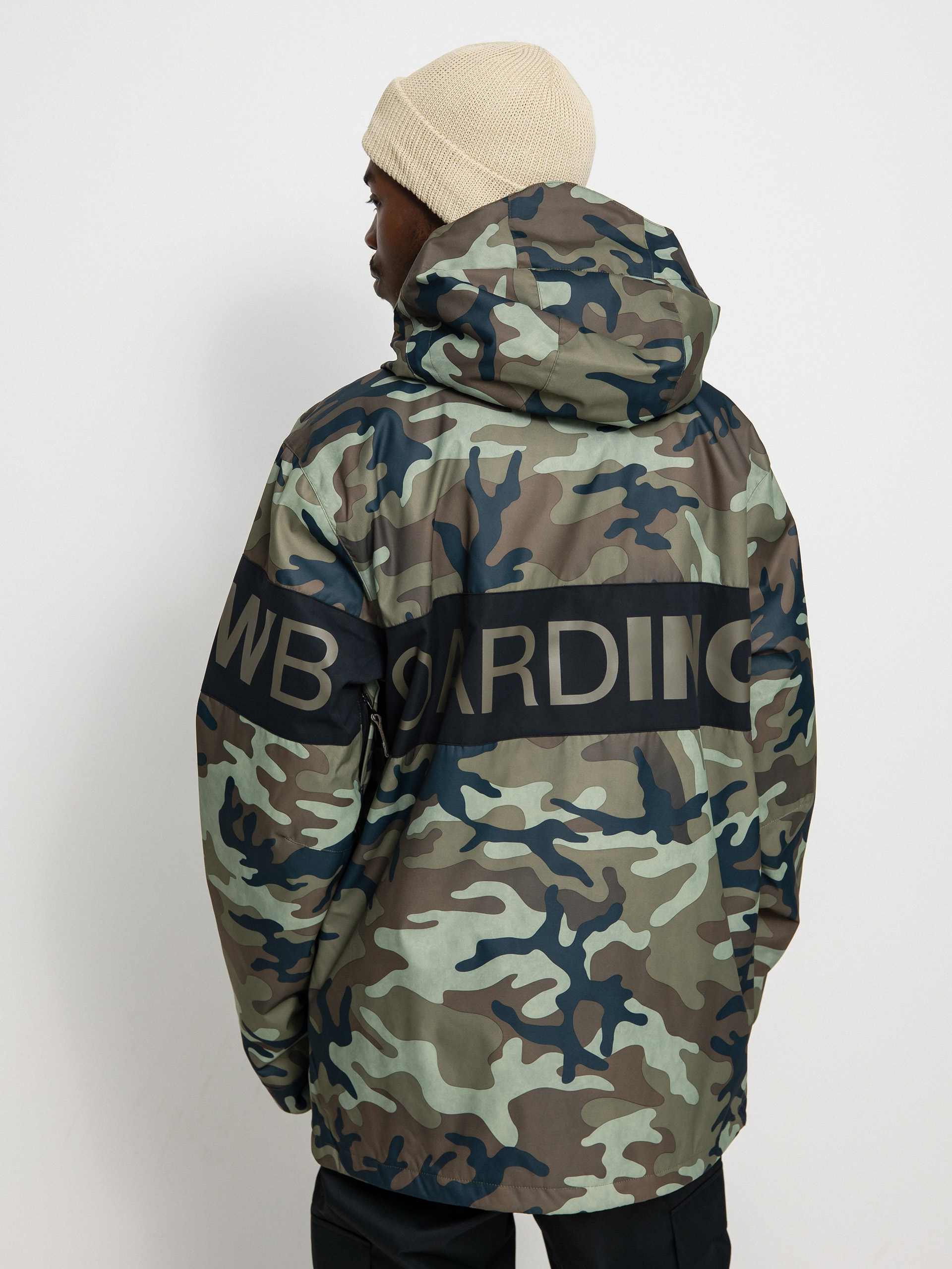 Mens DC Propaganda Snowboard jacket (woodland camo green)