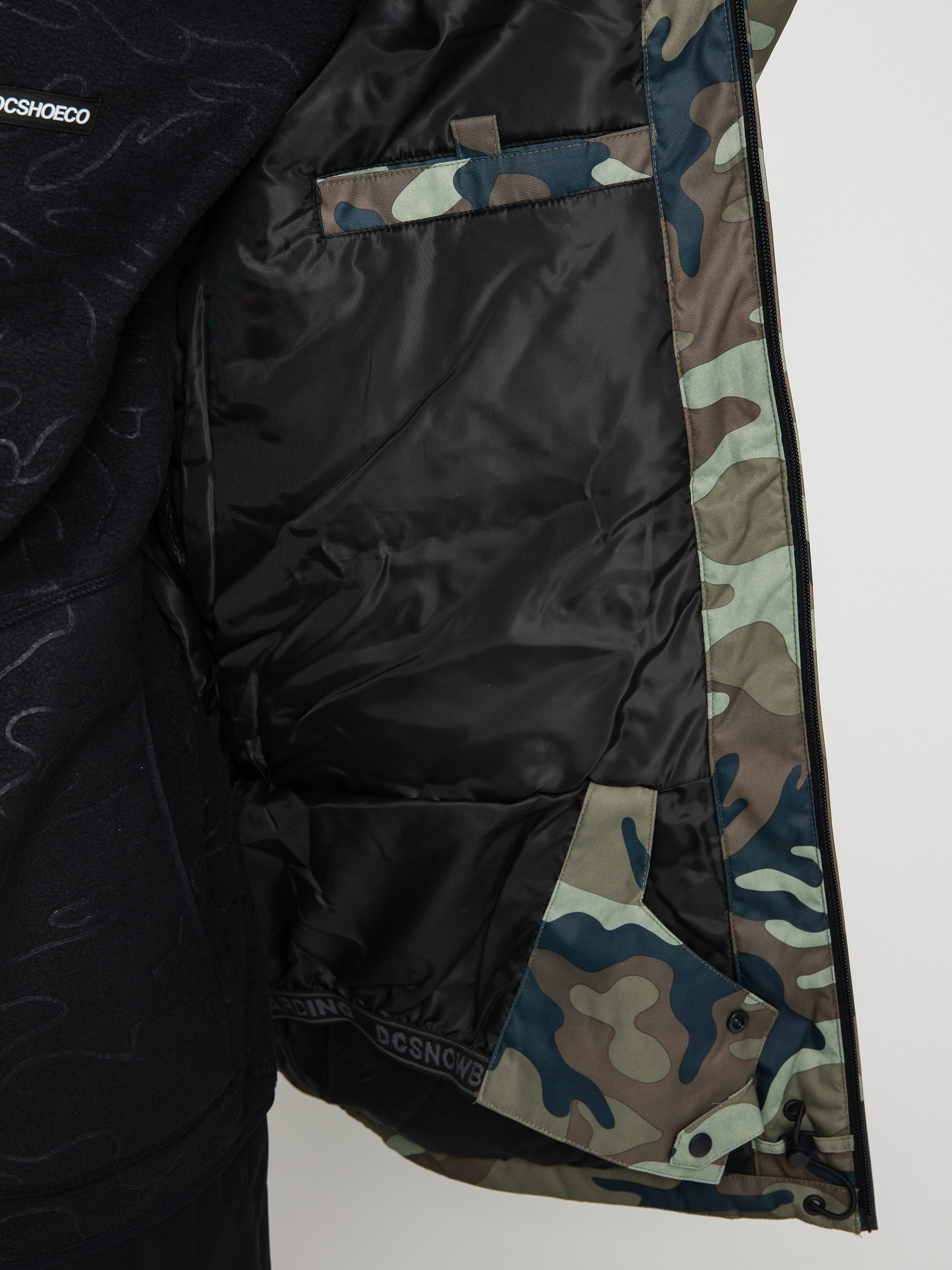 Mens DC Propaganda Snowboard jacket (woodland camo green)
