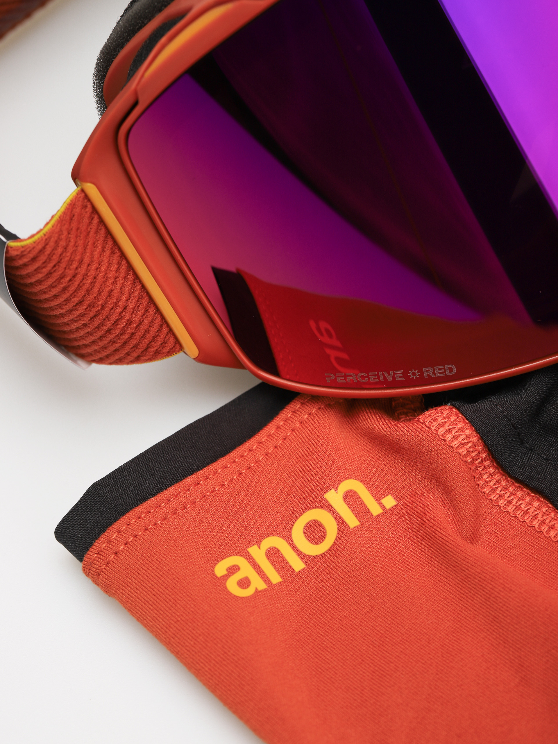 Anon M4 Cylindrical Mfi Goggles (amber/perceive sunny red/perceive cloudy burst)