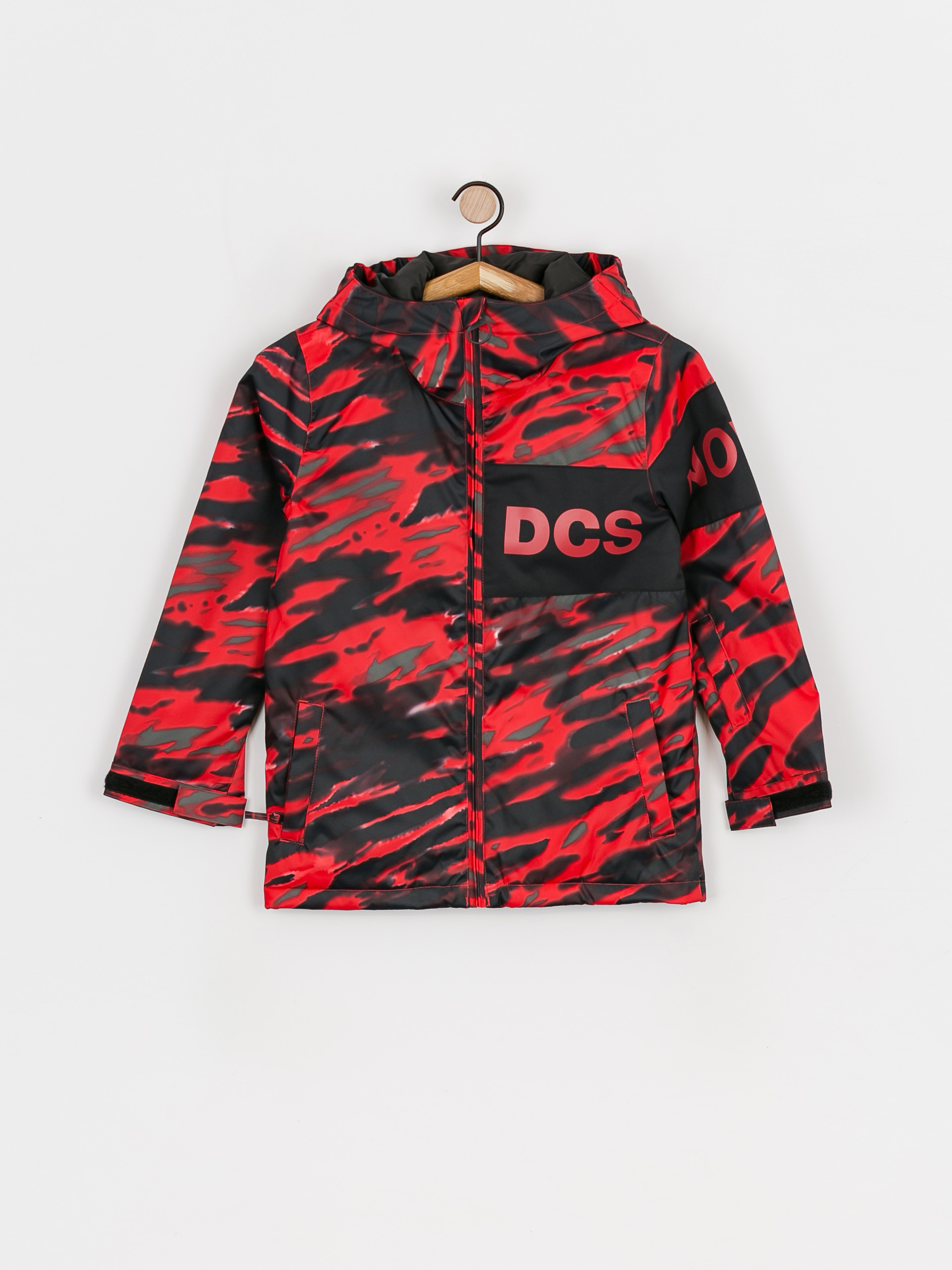 DC Propaganda JR Snowboard jacket red, black (angld ti dy rcng red)
