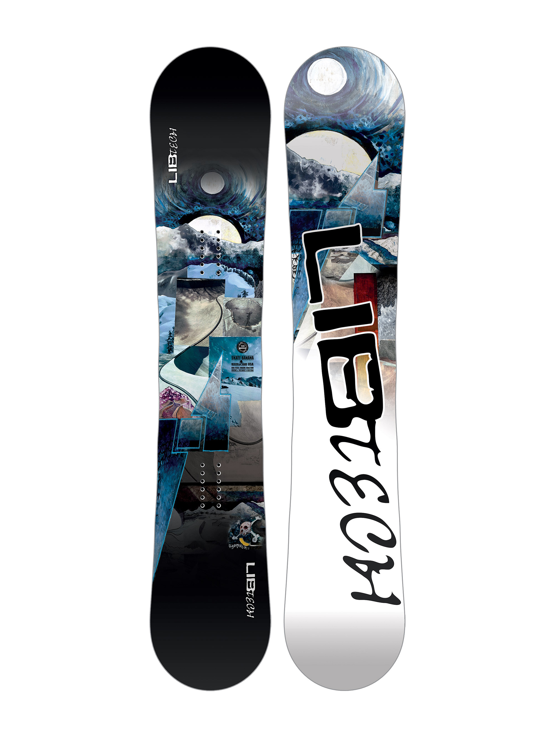 Mens Lib Tech Skate Banana Snowboard 