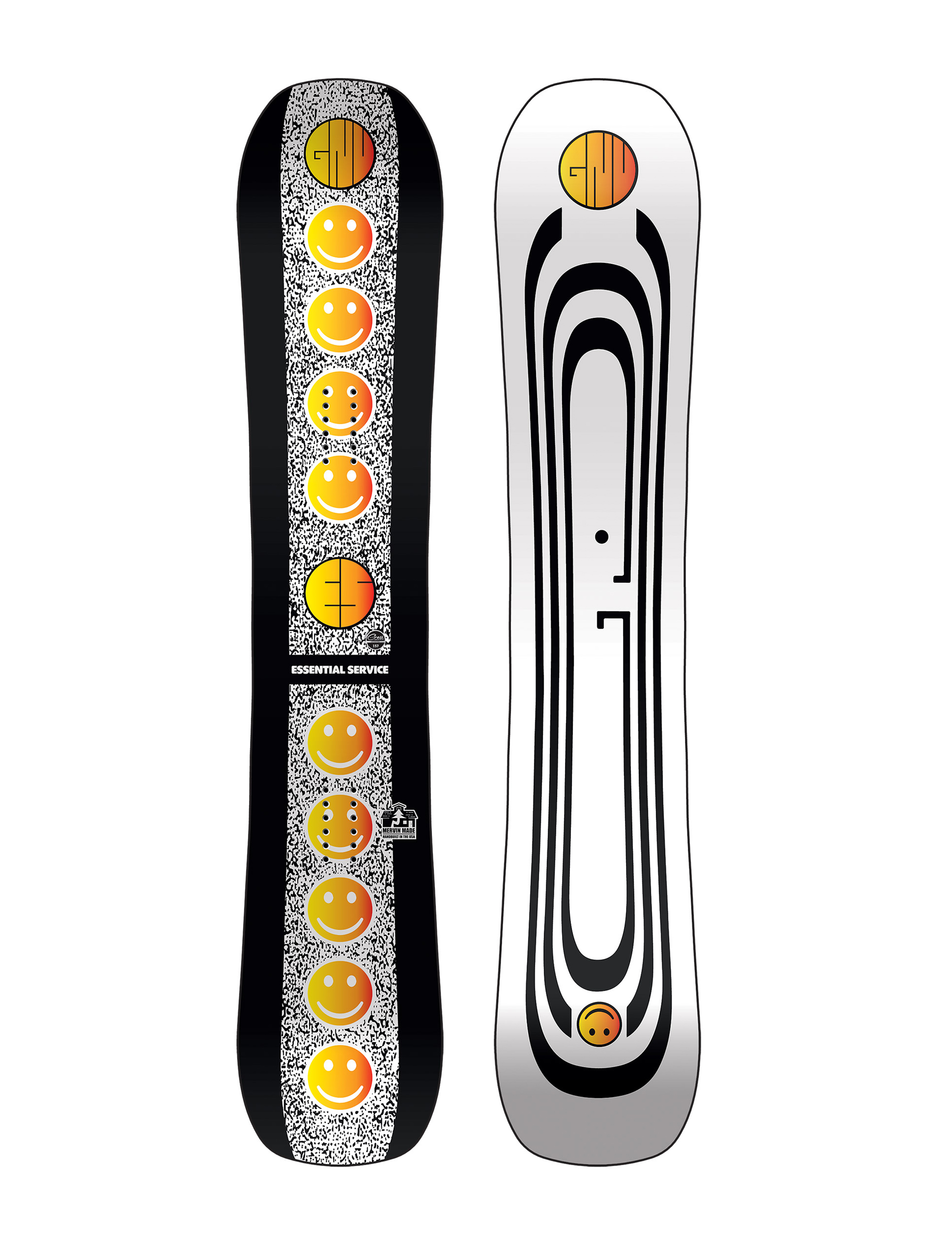 Mens Gnu Essential Service Snowboard 