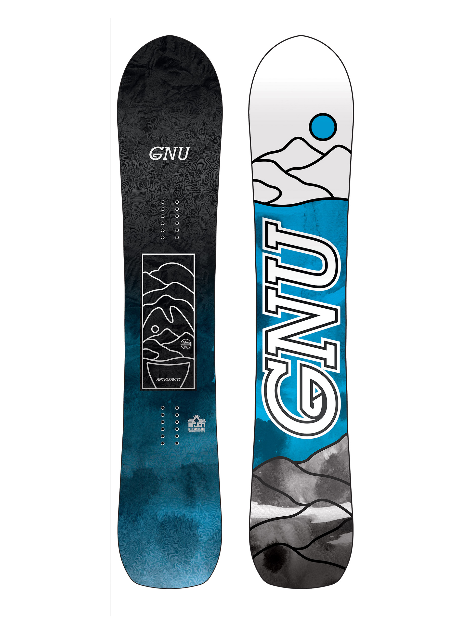 Mens Gnu Antigravity Snowboard 