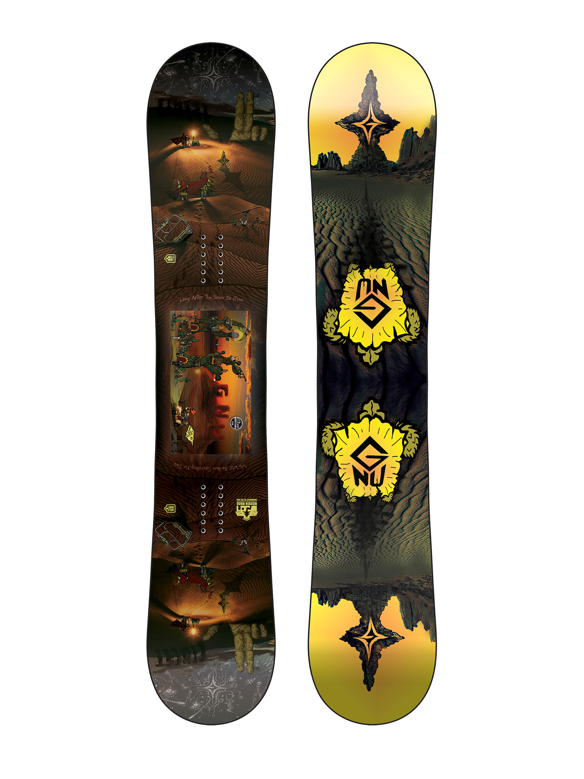 Mens Gnu Finest Snowboard 