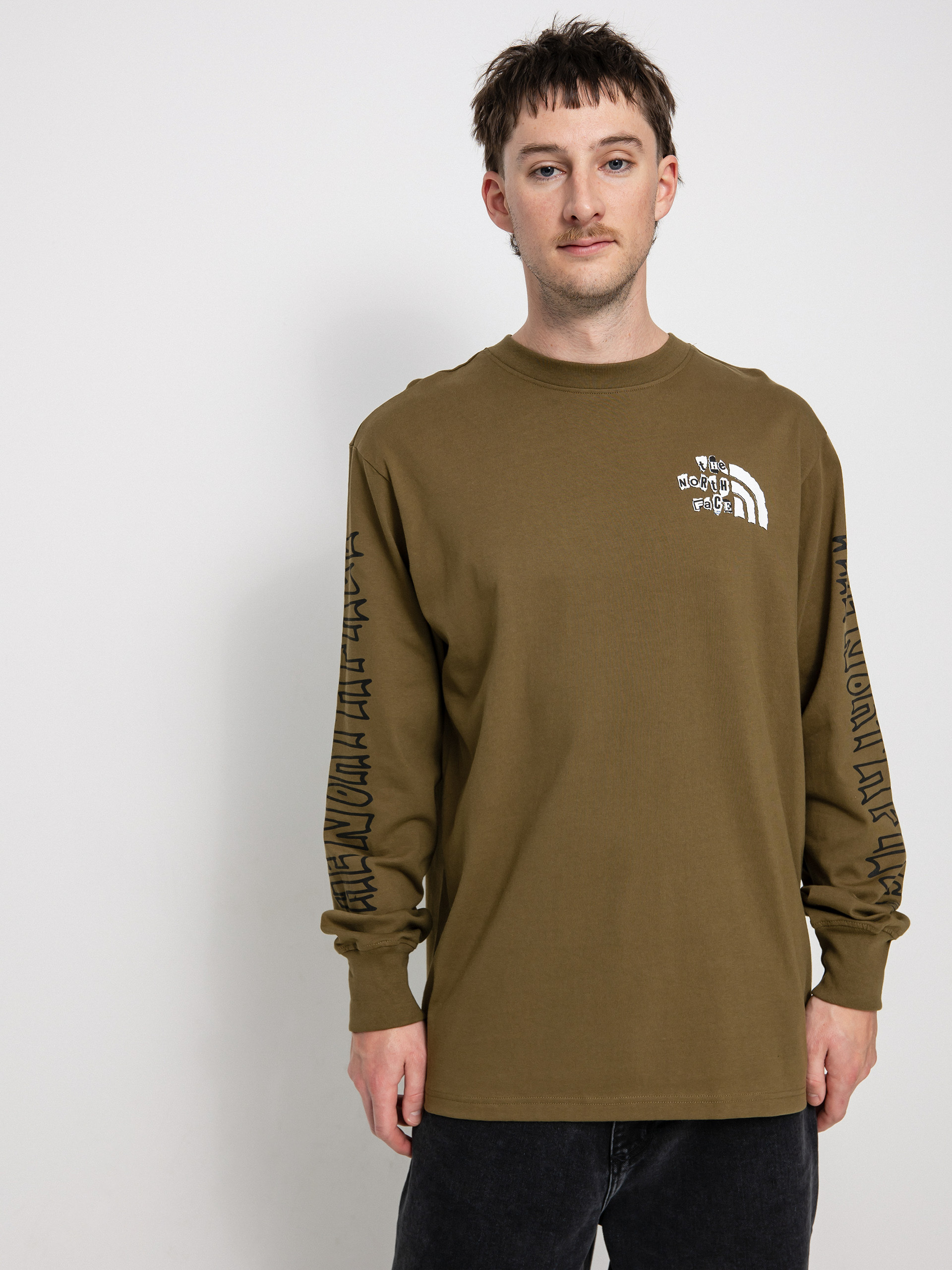 The North Face Printed Heavyweight Longsleeve (military olive)