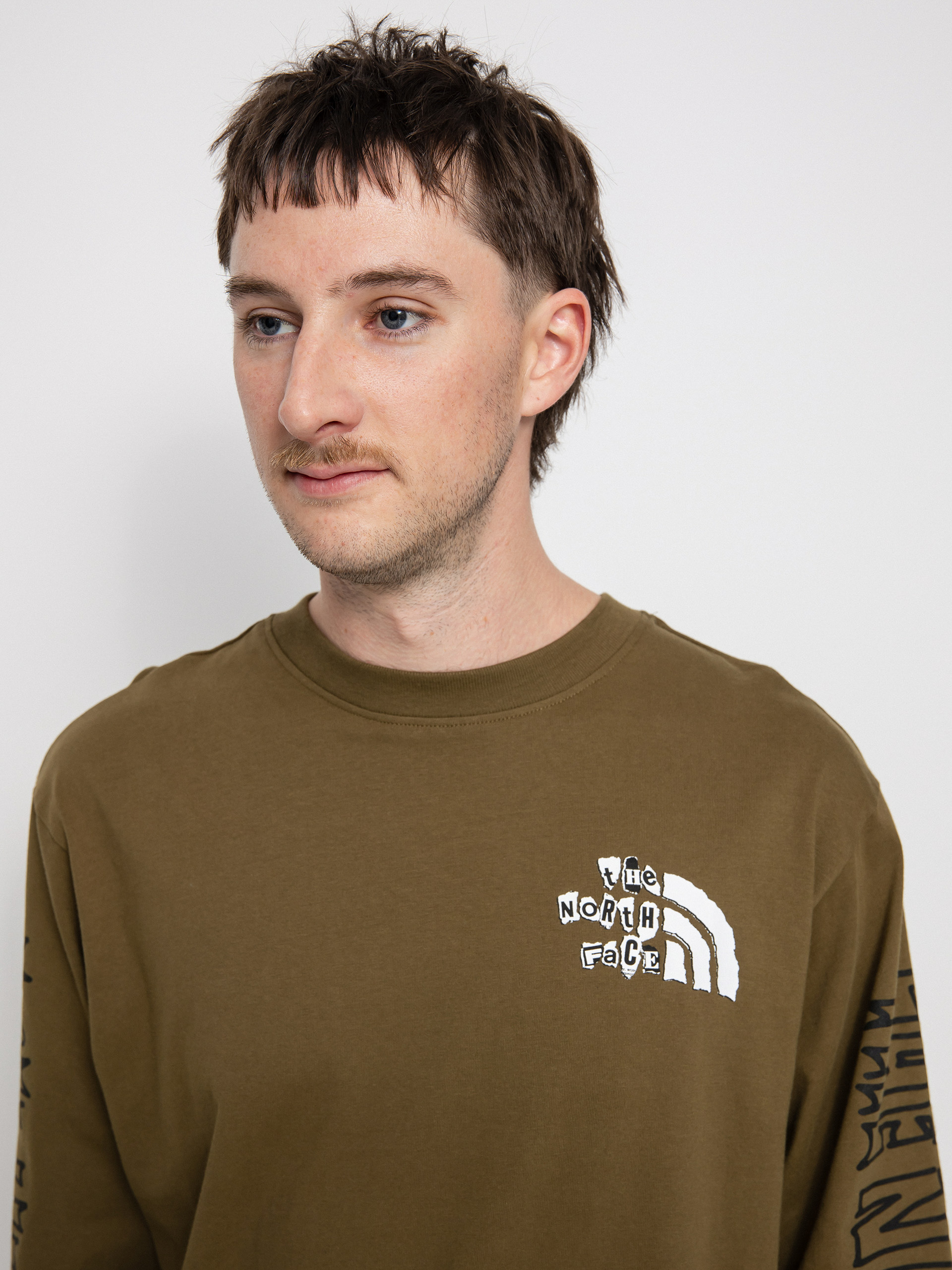 The North Face Printed Heavyweight Longsleeve (military olive)