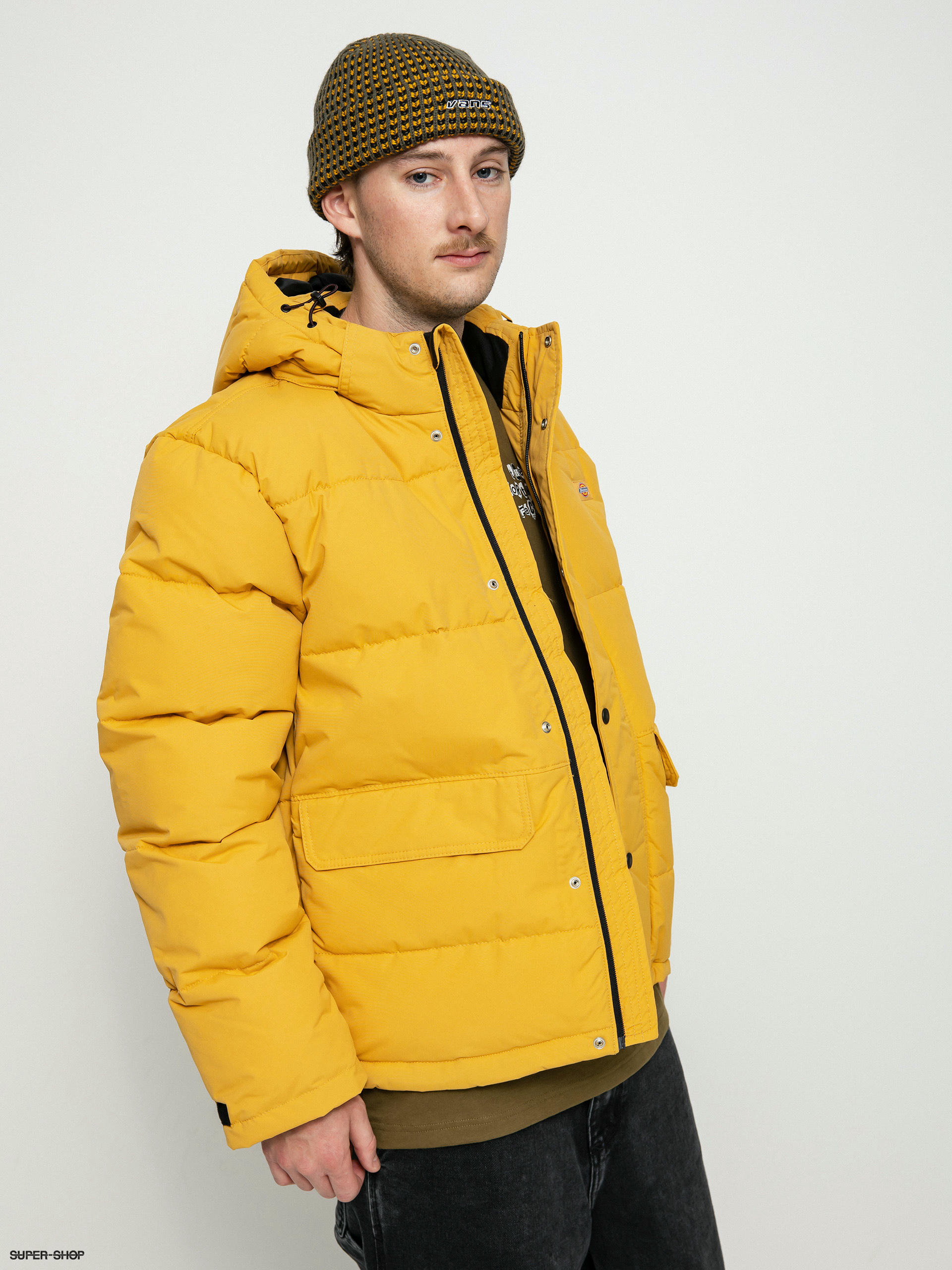 Gold hotsell puffa jacket