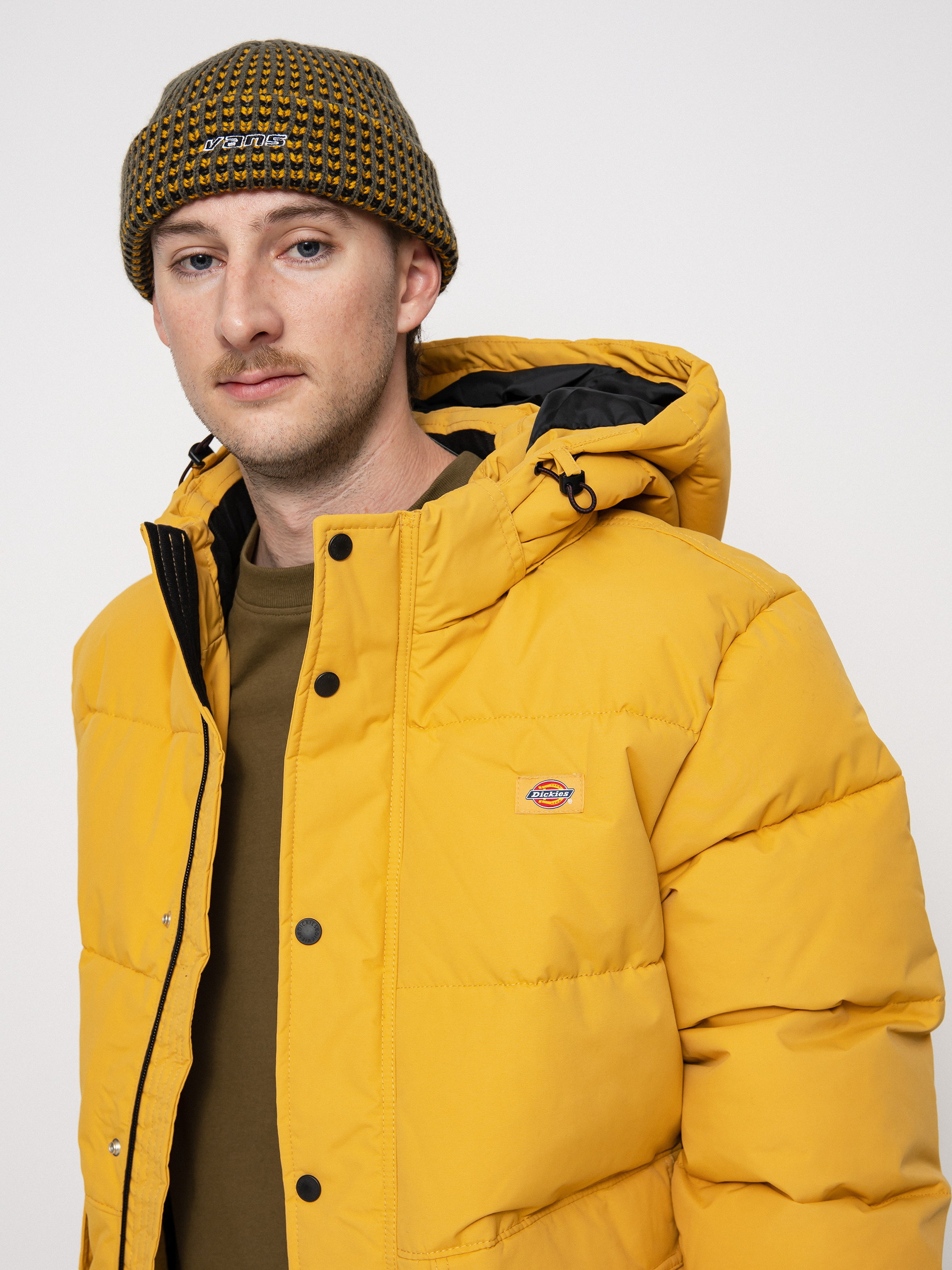 Dickies Glacier View Puffer Jacke (honey gold)