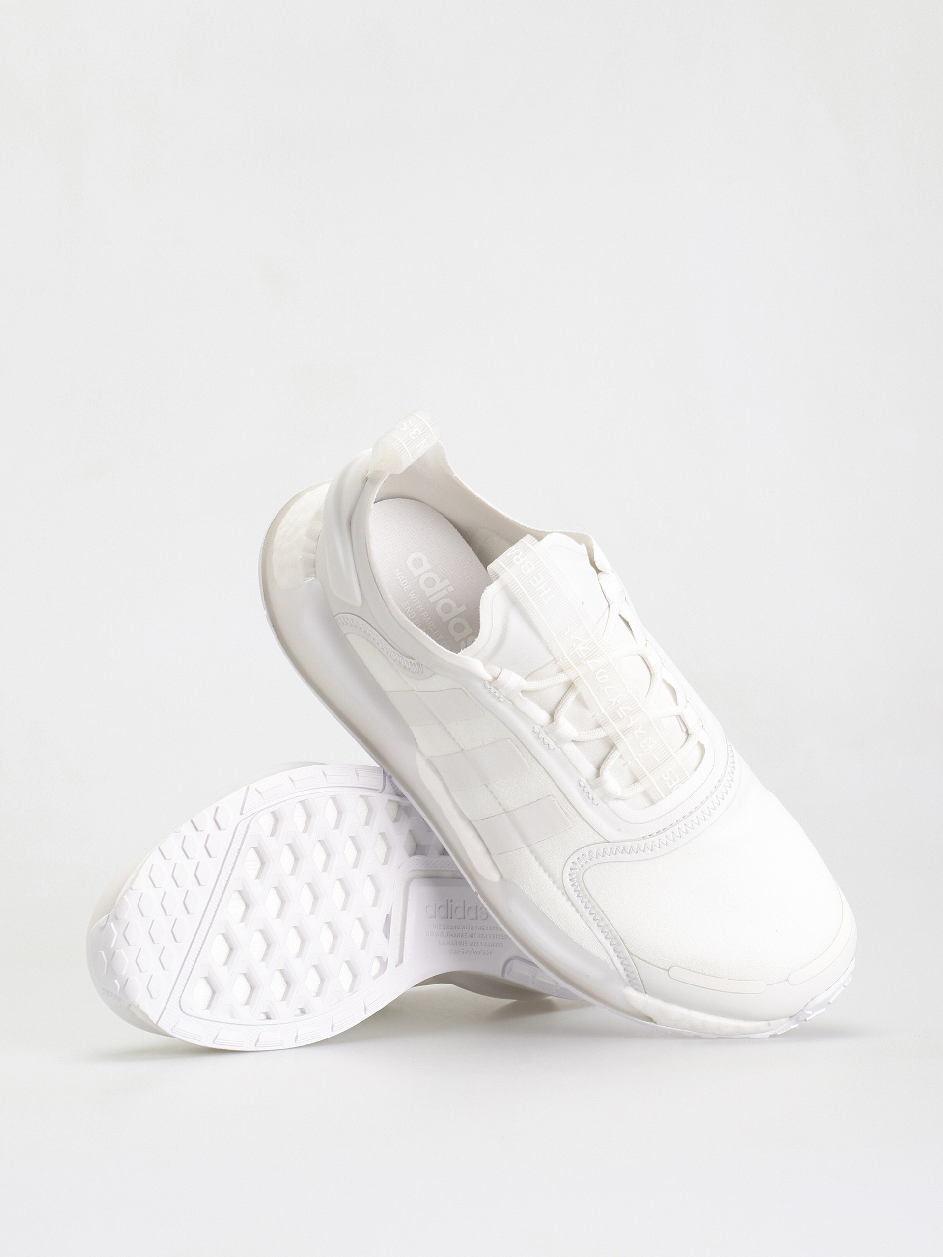 adidas gazelle silver green womens adidas Mens Nmd V3 Lace Up Sneakers Black 8 Casual main image 0