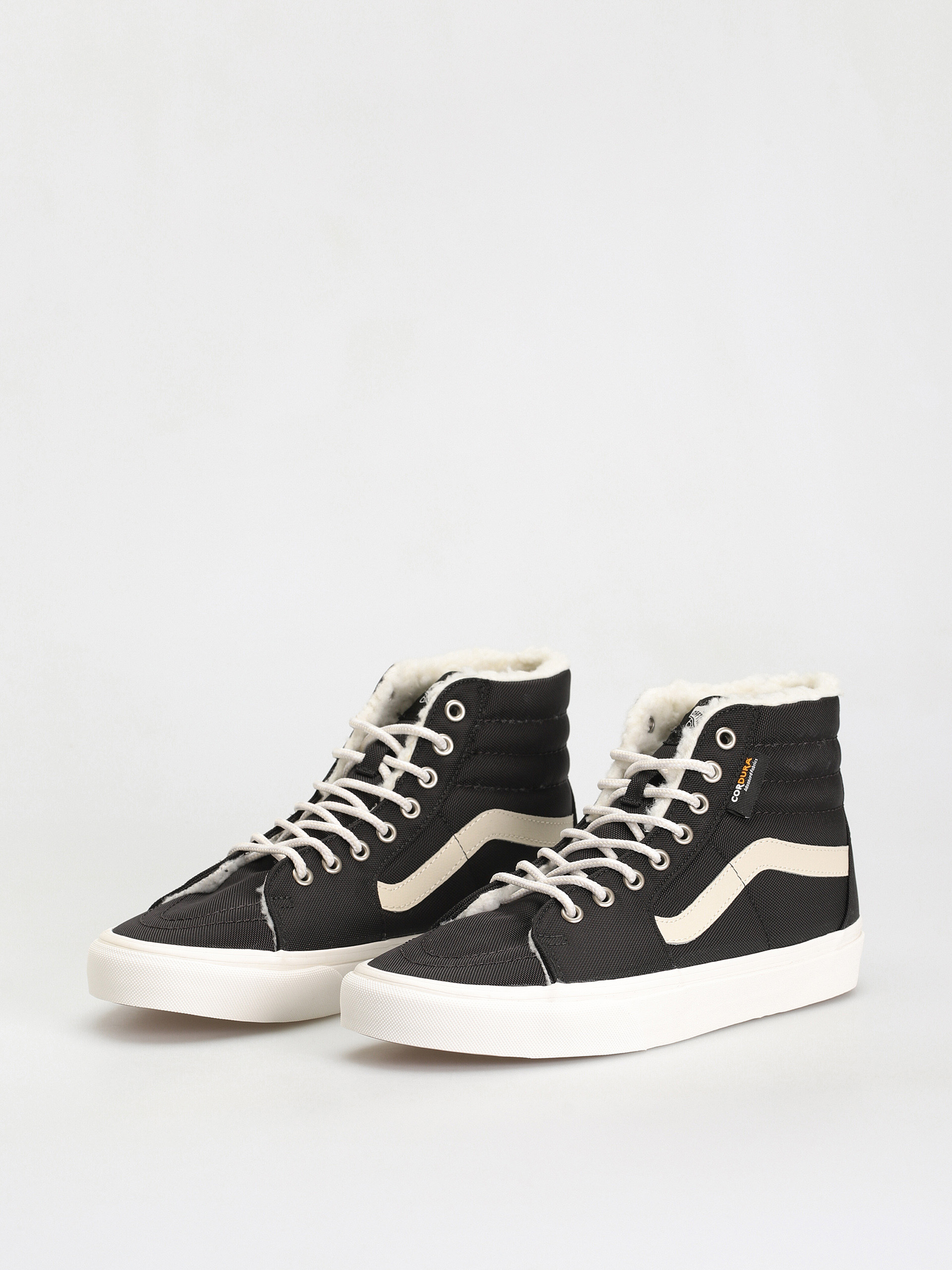 Vans Sk8 Hi Shoes (cordura sherpa black/marshmallow)