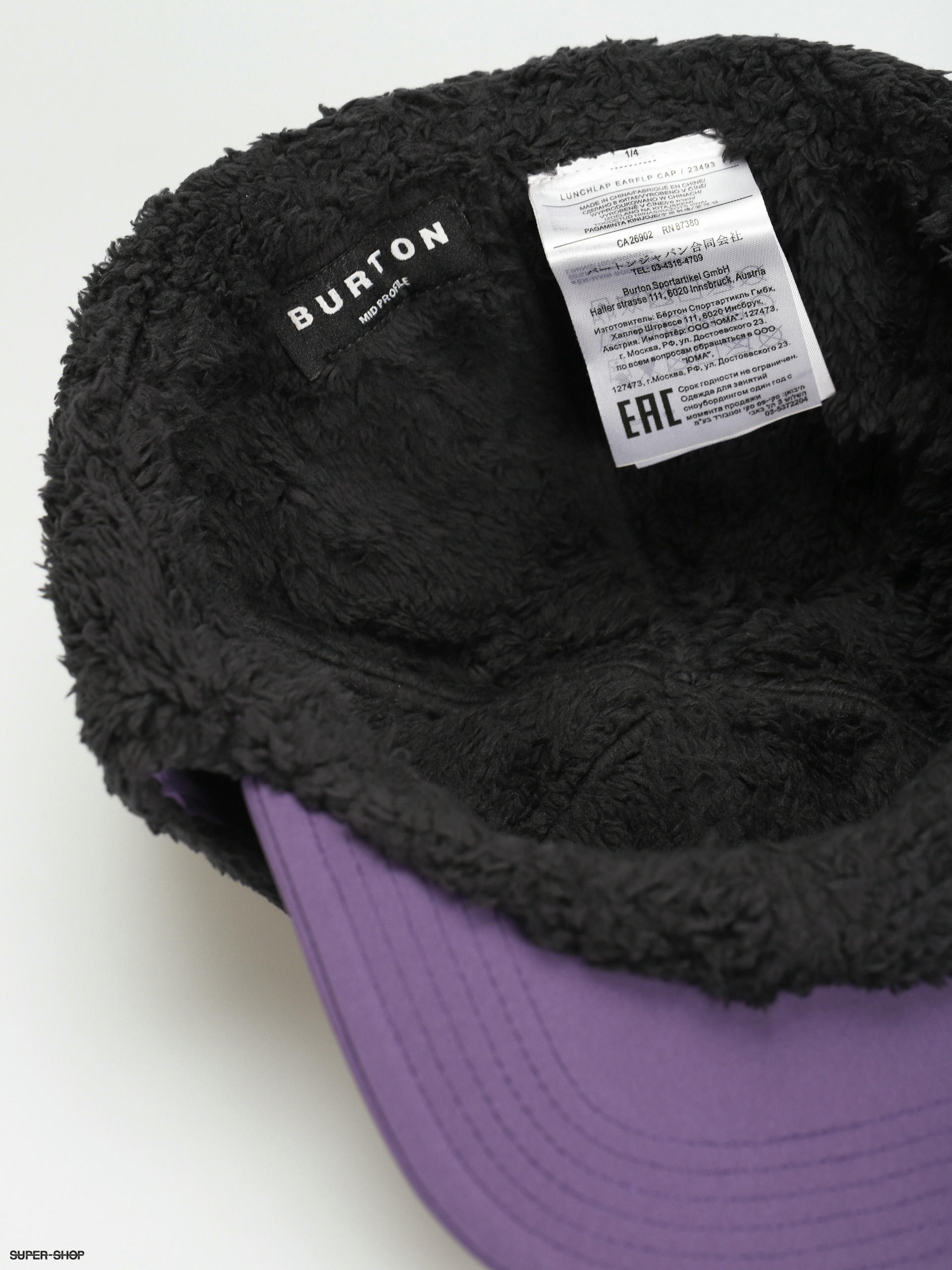 Burton Lunchlap Earflap Cap violet halo