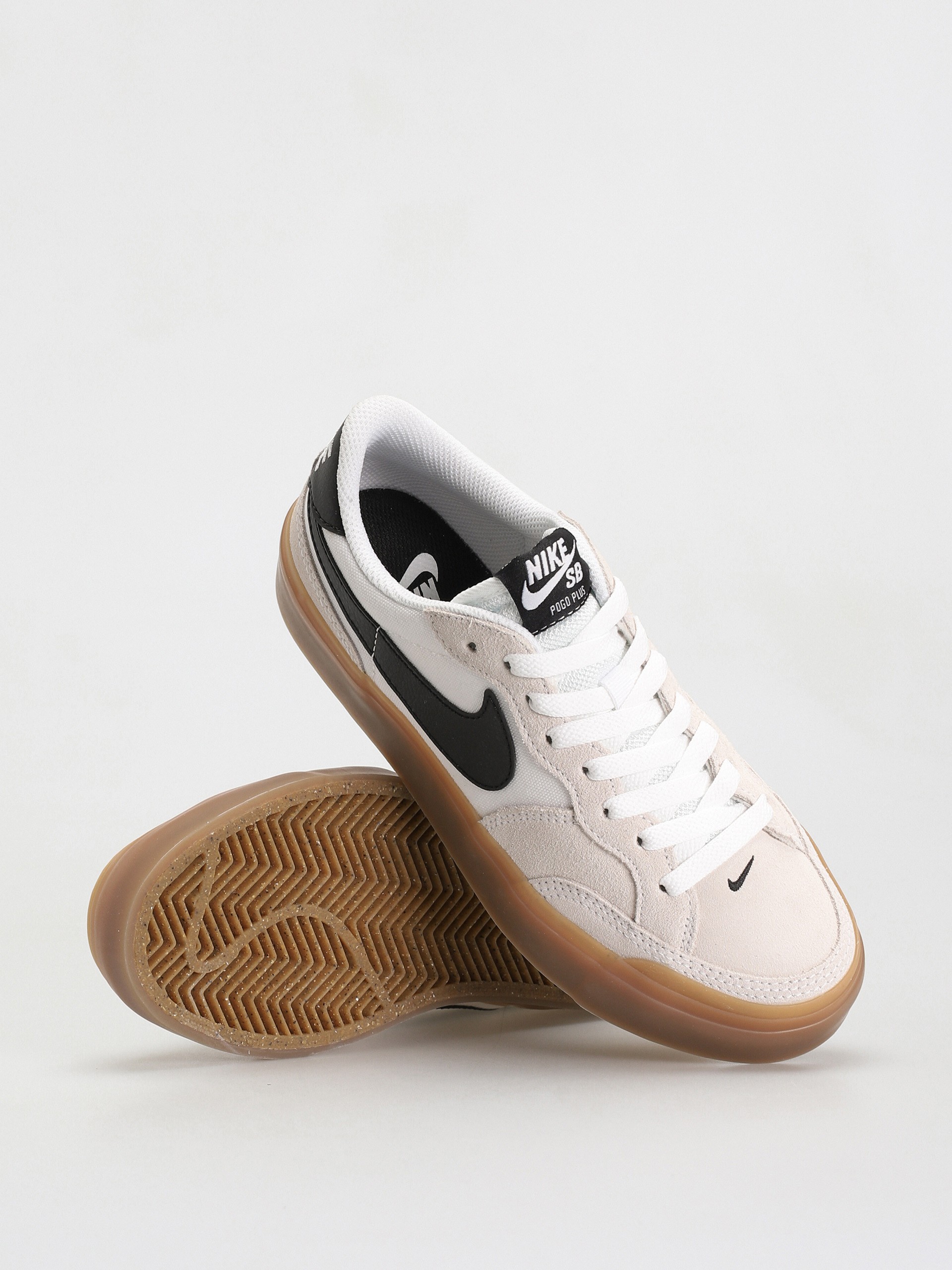 Nike SB Pogo Shoes (white/black white gum light brown)